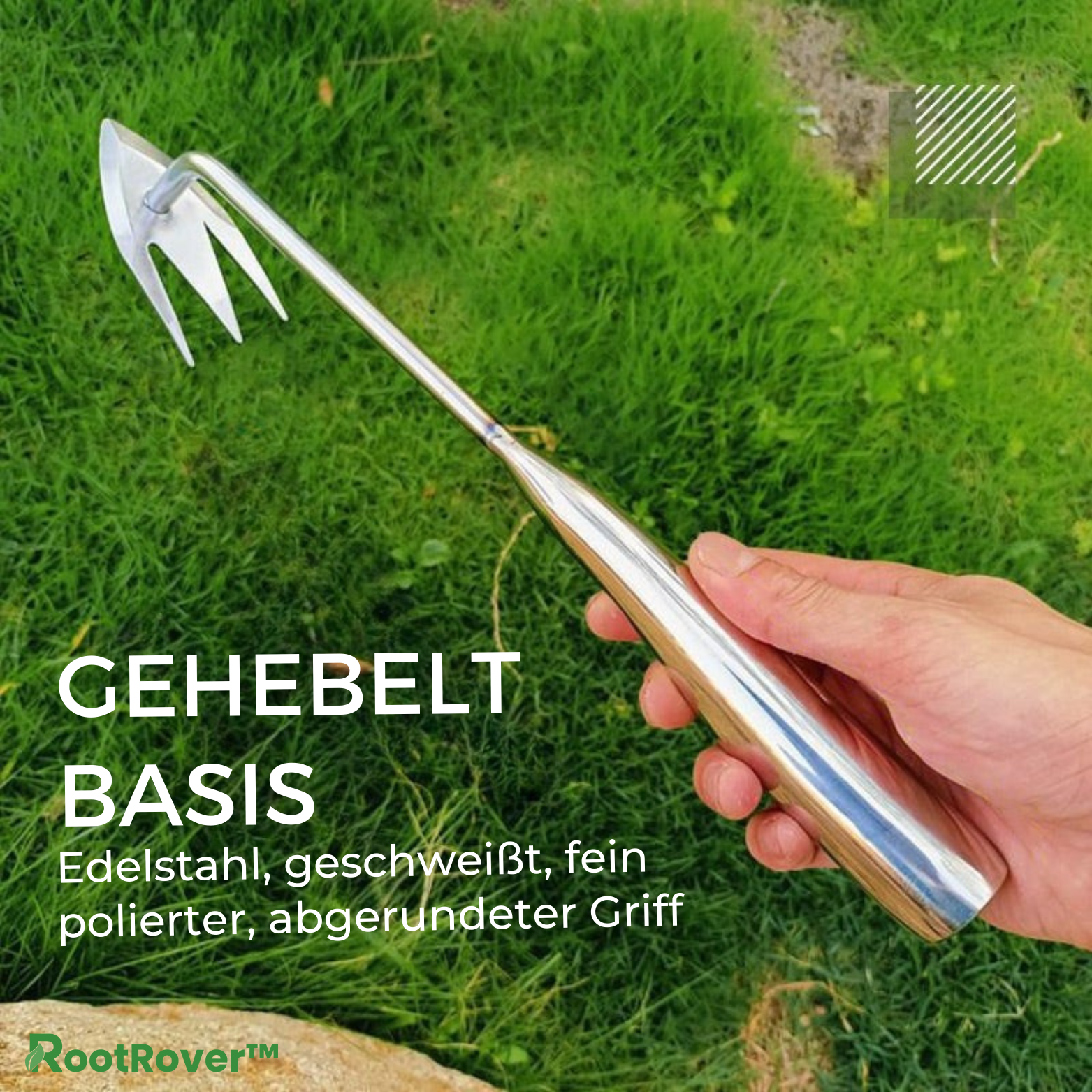 RootRover™ Edelstahl Unkrautentferner