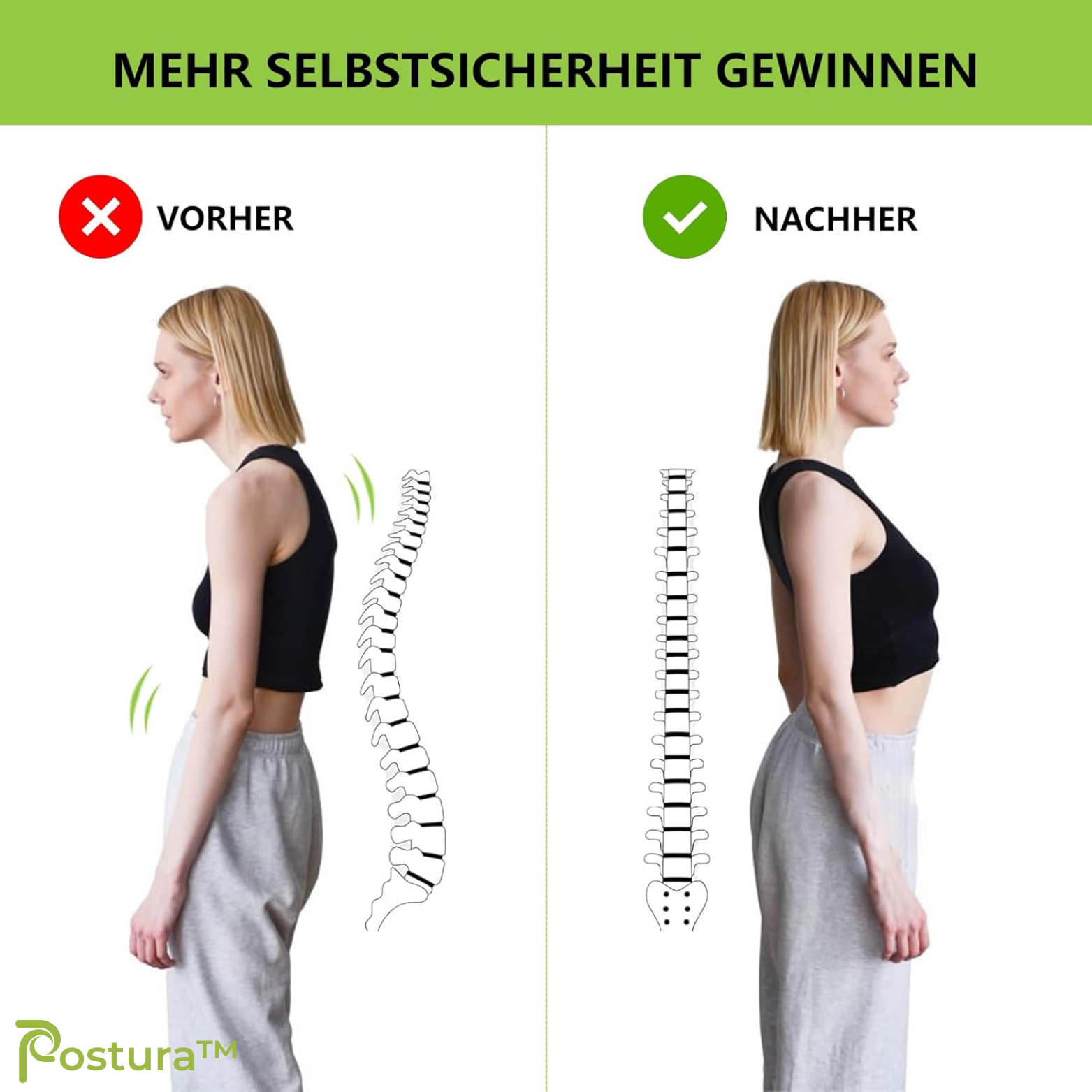 Postura™ Verstellbarer Rückenhalter