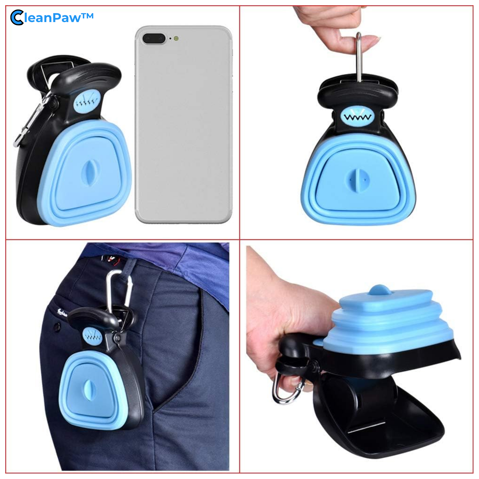 CleanPaw™ Tragbarer Hundekot-Schaufler