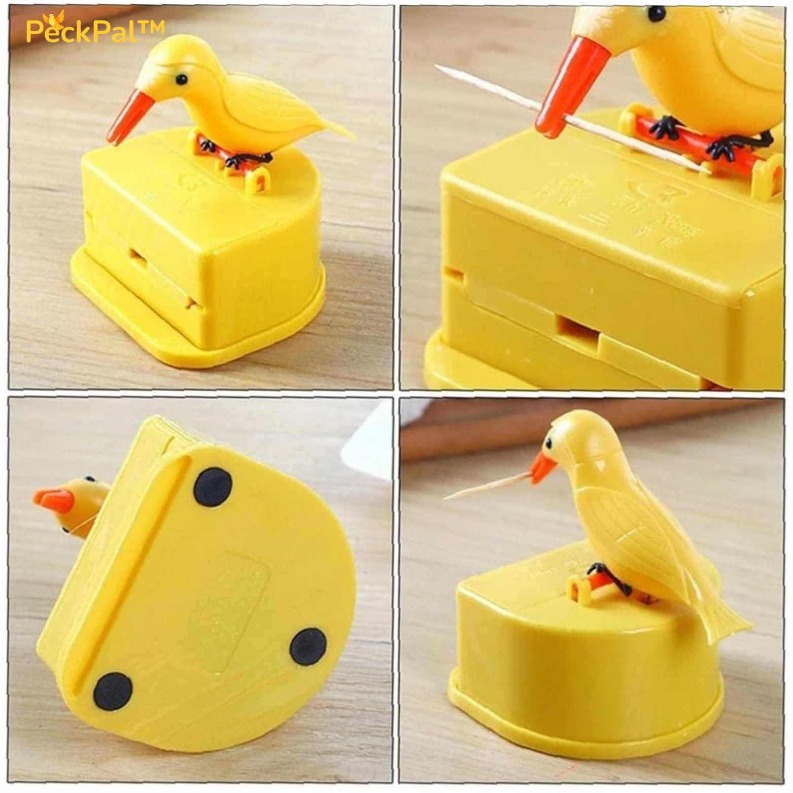 PeckPal™ Vogel Zahnstocker-Spender