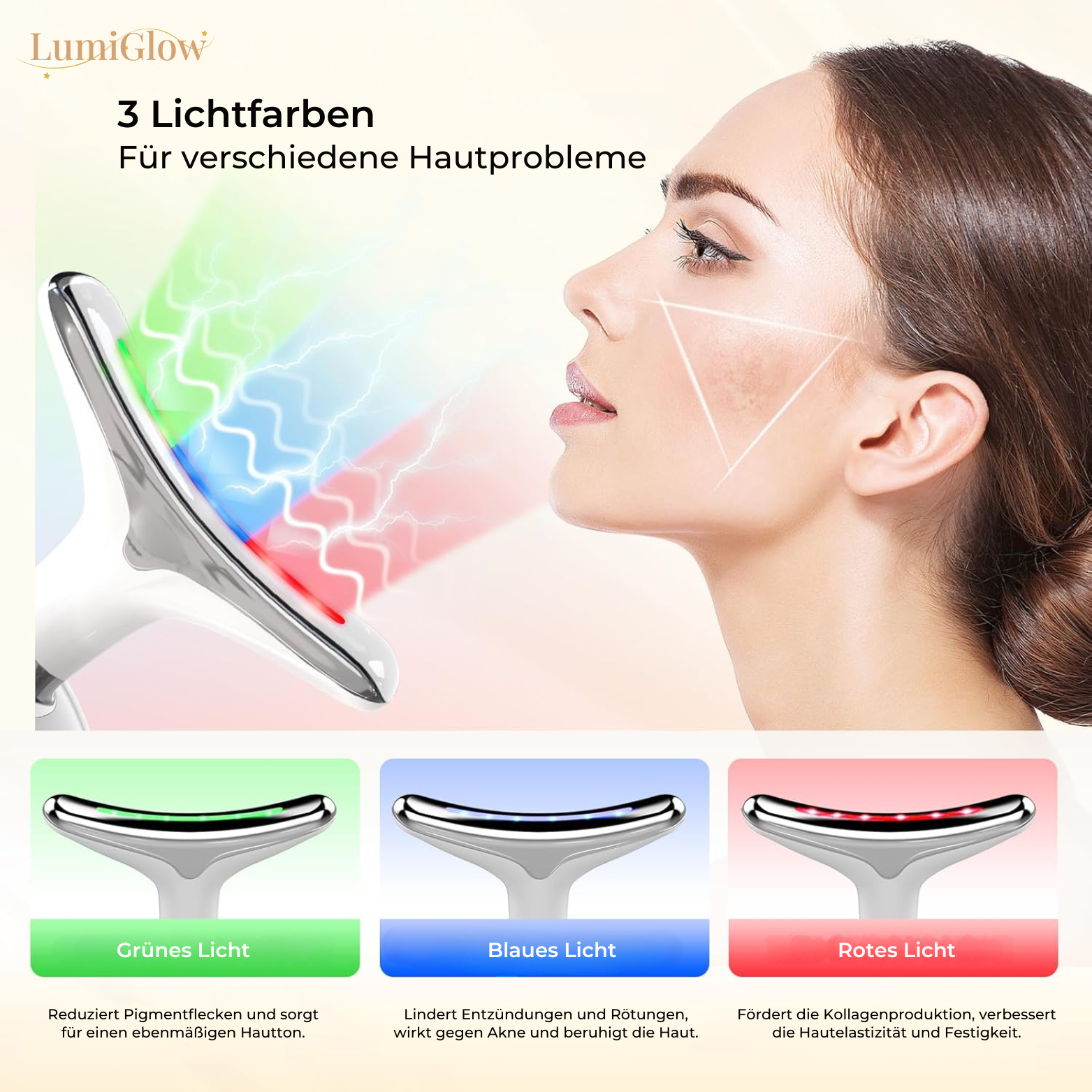 LumiGlow™ EMS Anti-Falten Gerät