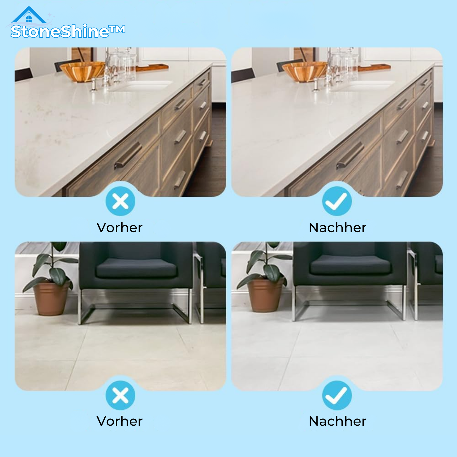 1+1 GRATIS | StoneShine™ Steinreiniger Intensiv