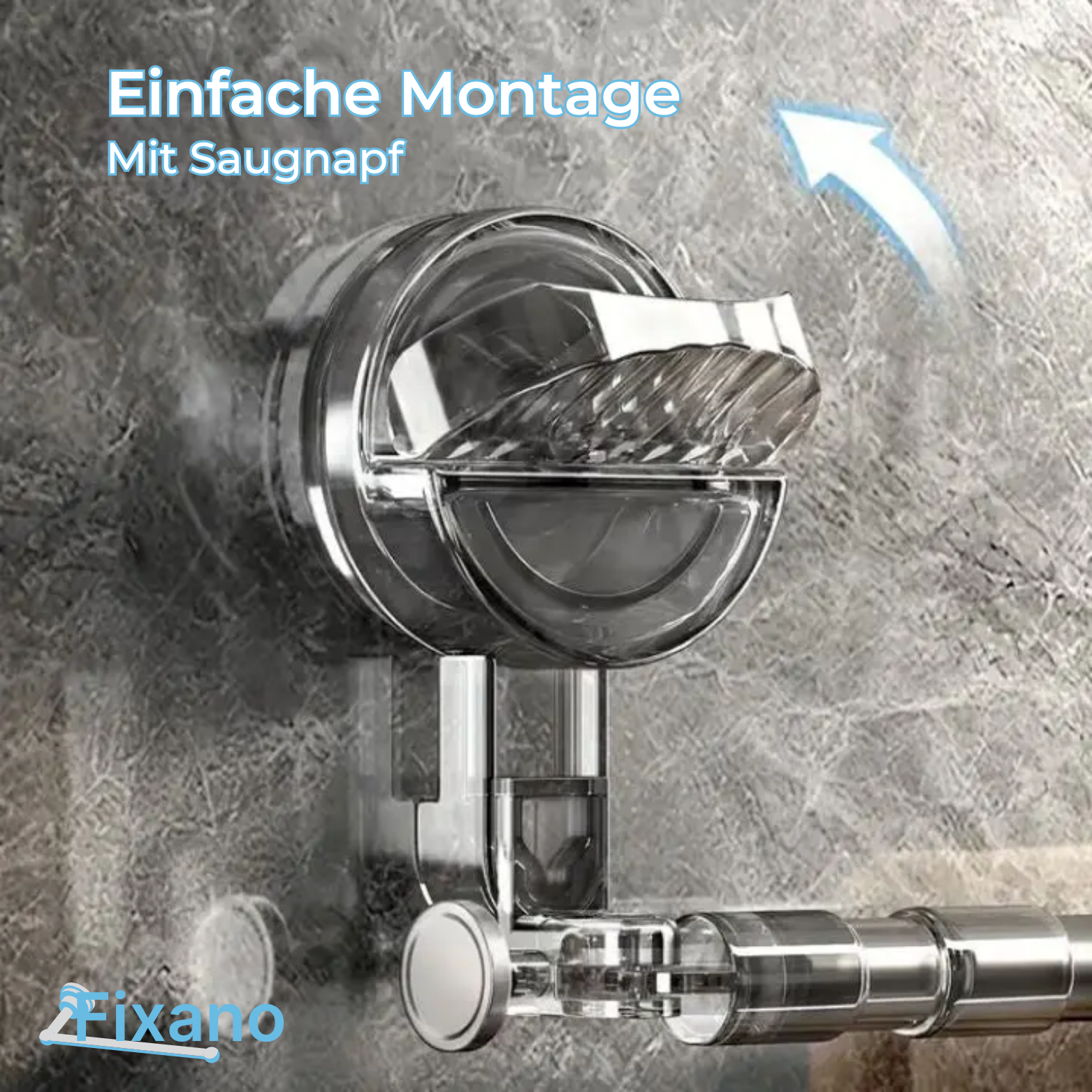 Fixano Handtuchhalter mit Saugnapf