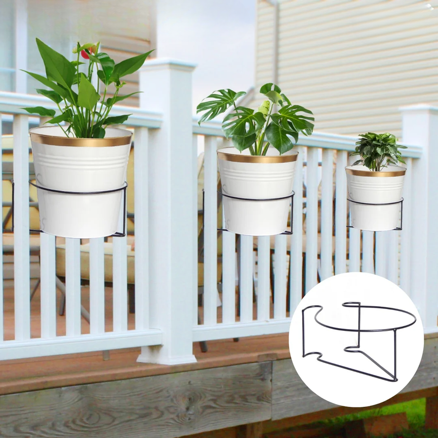 1+1 GRATIS | Florani™ - Hängende Blume Metall Topf Stand