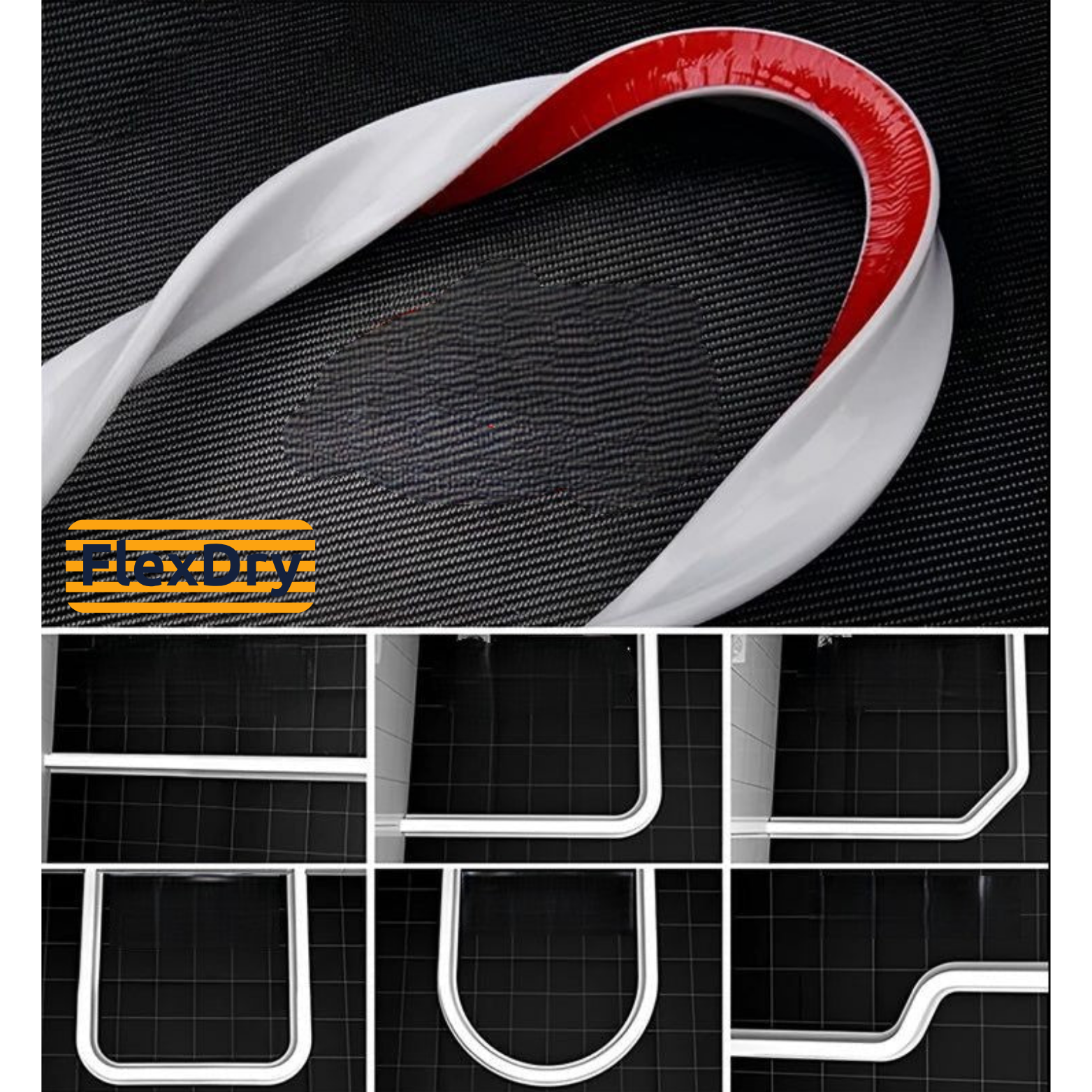 FlexDry™ Silikon Duschabdichtung