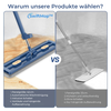 SwiftMop™ 360° Bodenwischer mit Auswringfunktion & Microfaser-Pads