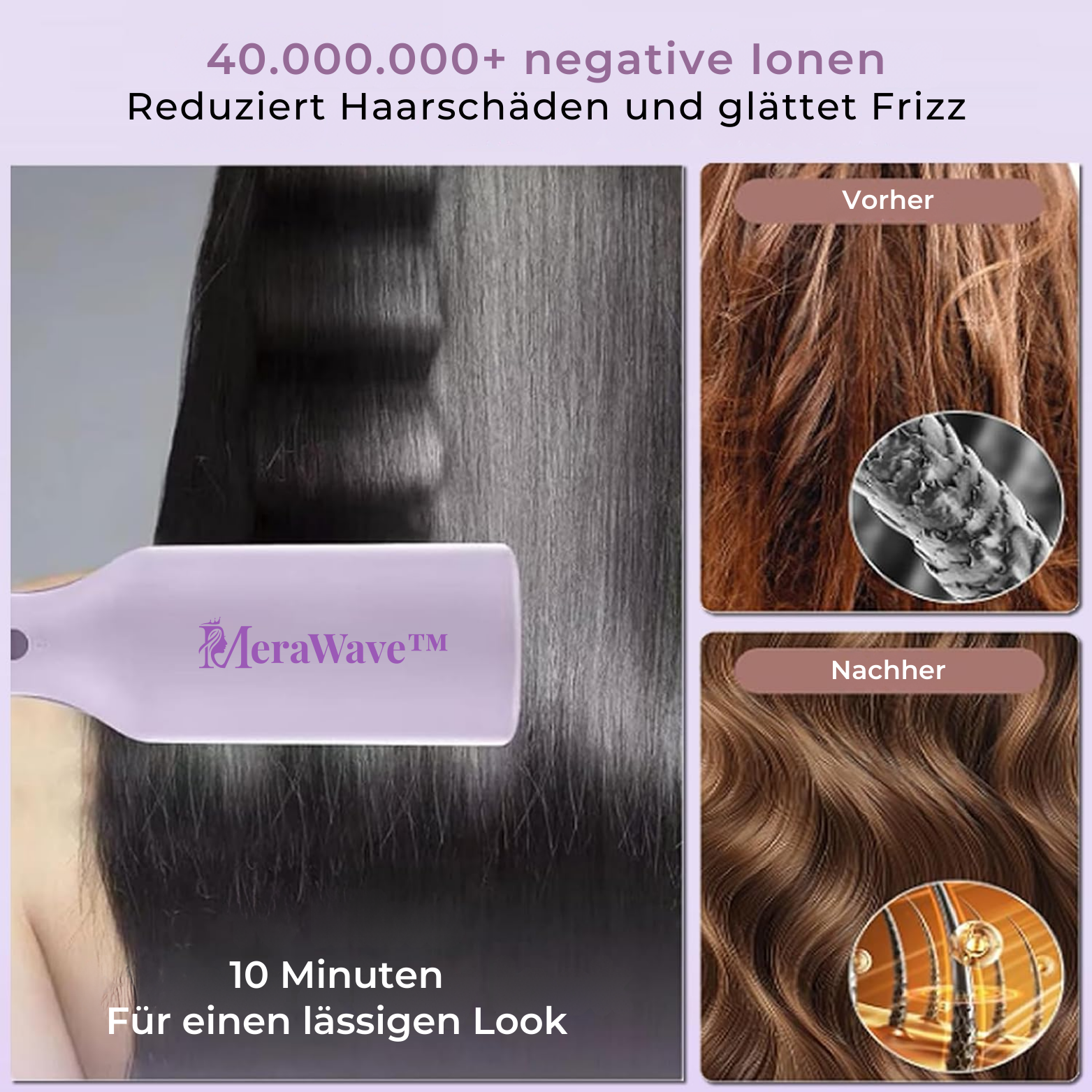 MeraWave™ Wellen-Haarglätter und Lockenstab
