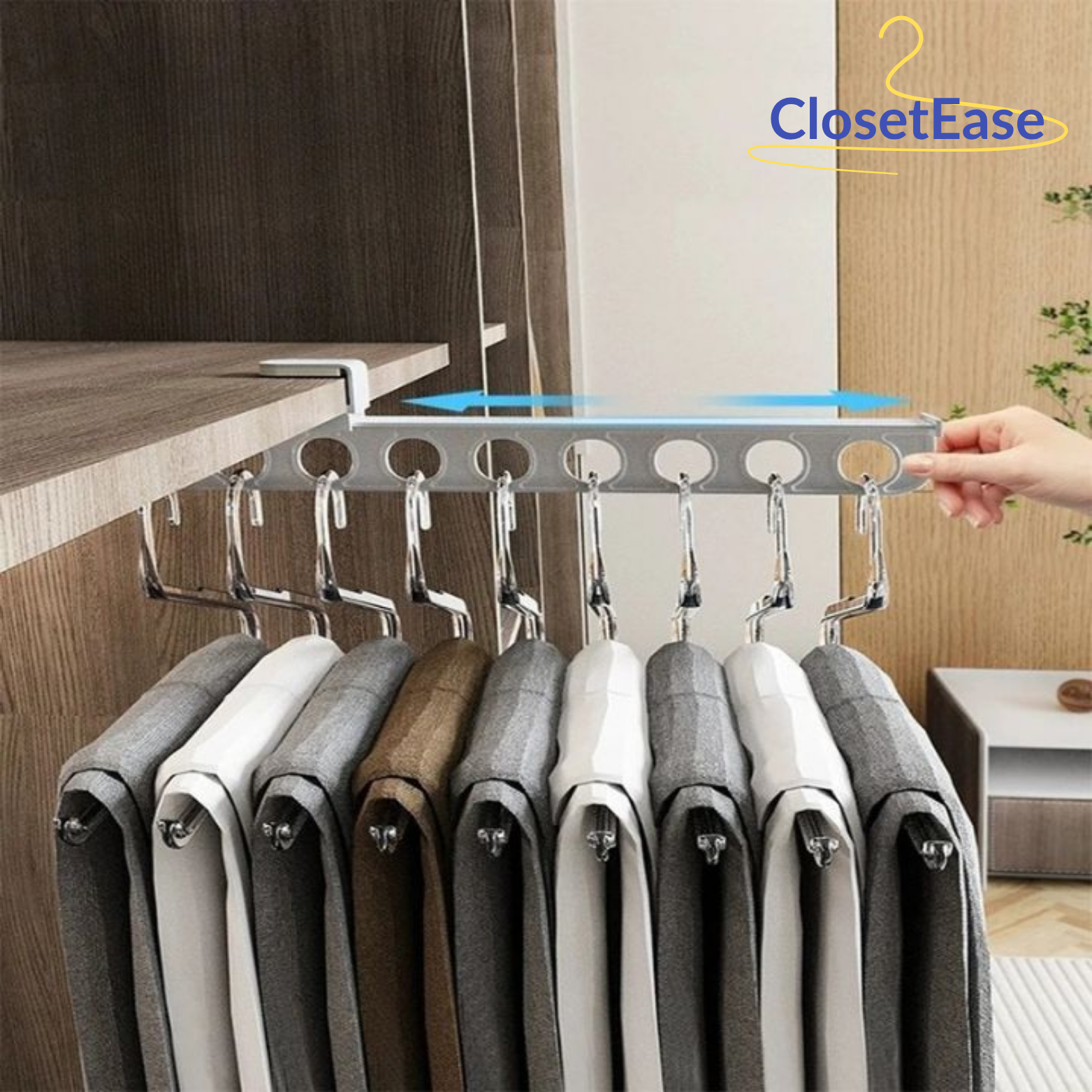 ClosetEase Ausziehbare Kleiderstange