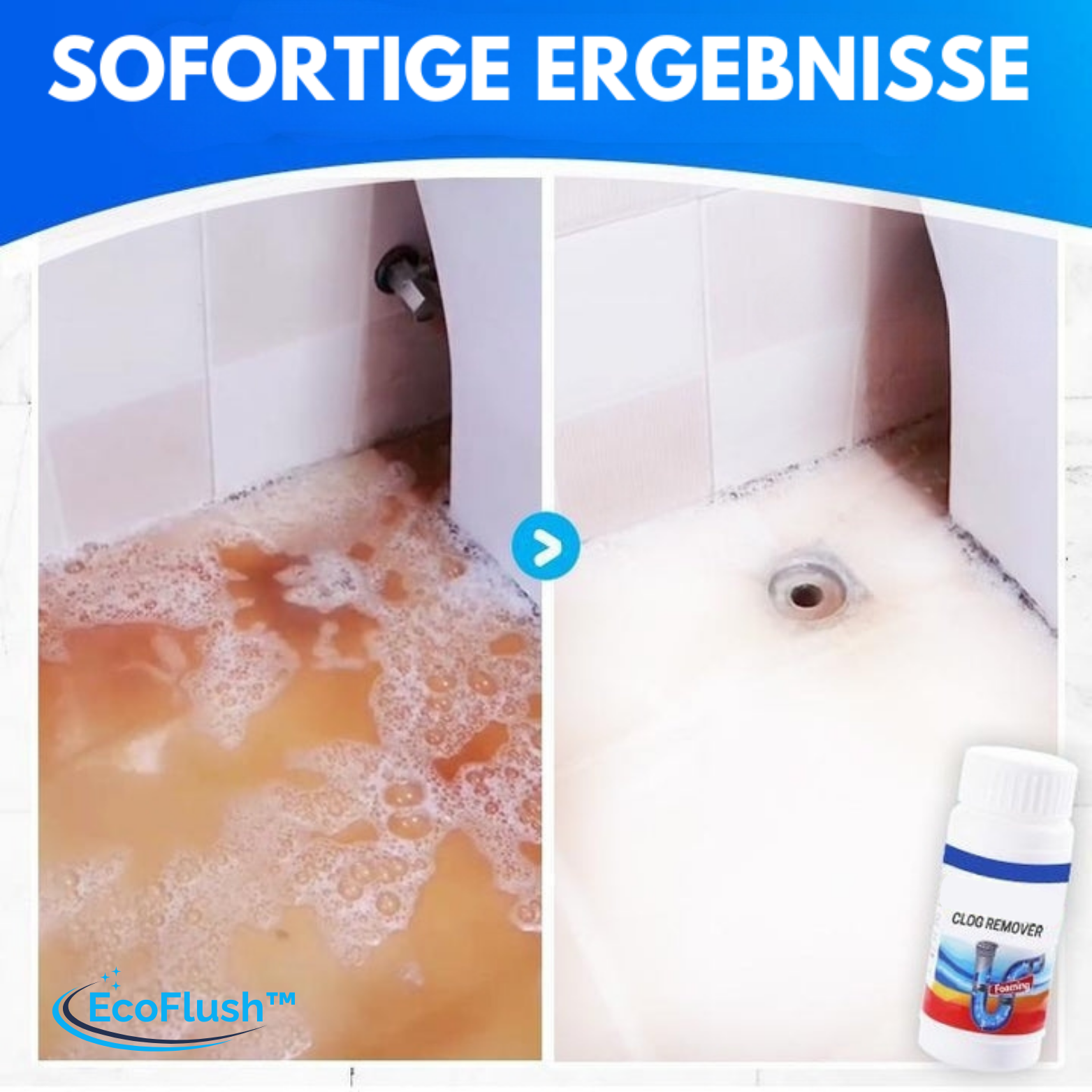 EcoFlush™ Spülbecken und Abflussreiniger