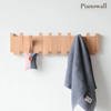 Pianowall Klappbare Wandgarderobe aus Naturholz