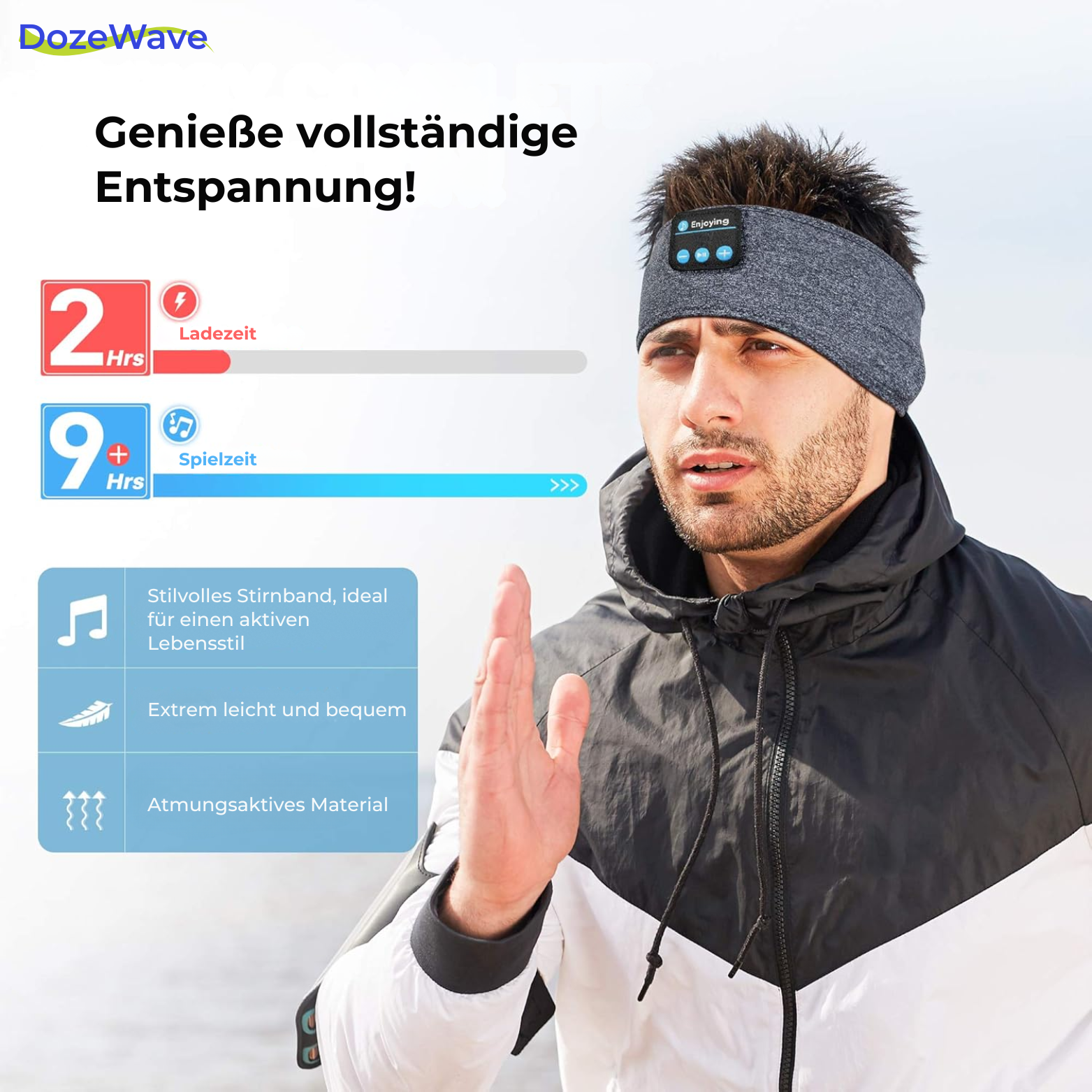 DozeWave Bluetooth Schlafmaske