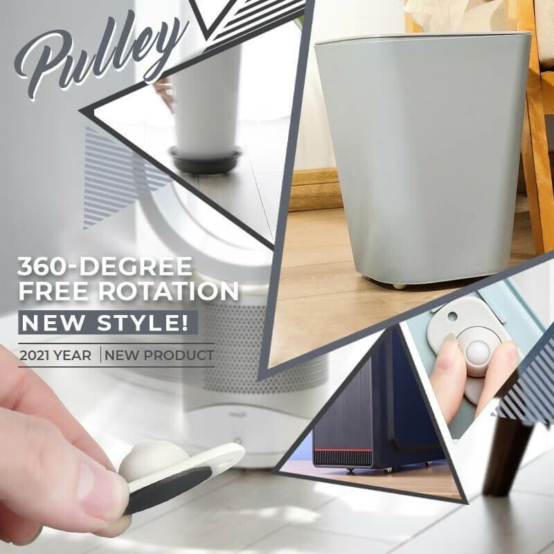 8+8 GRATIS | Purolly™ Mini-Rollen selbstklebend – 360° Drehbar und Geräuschlos