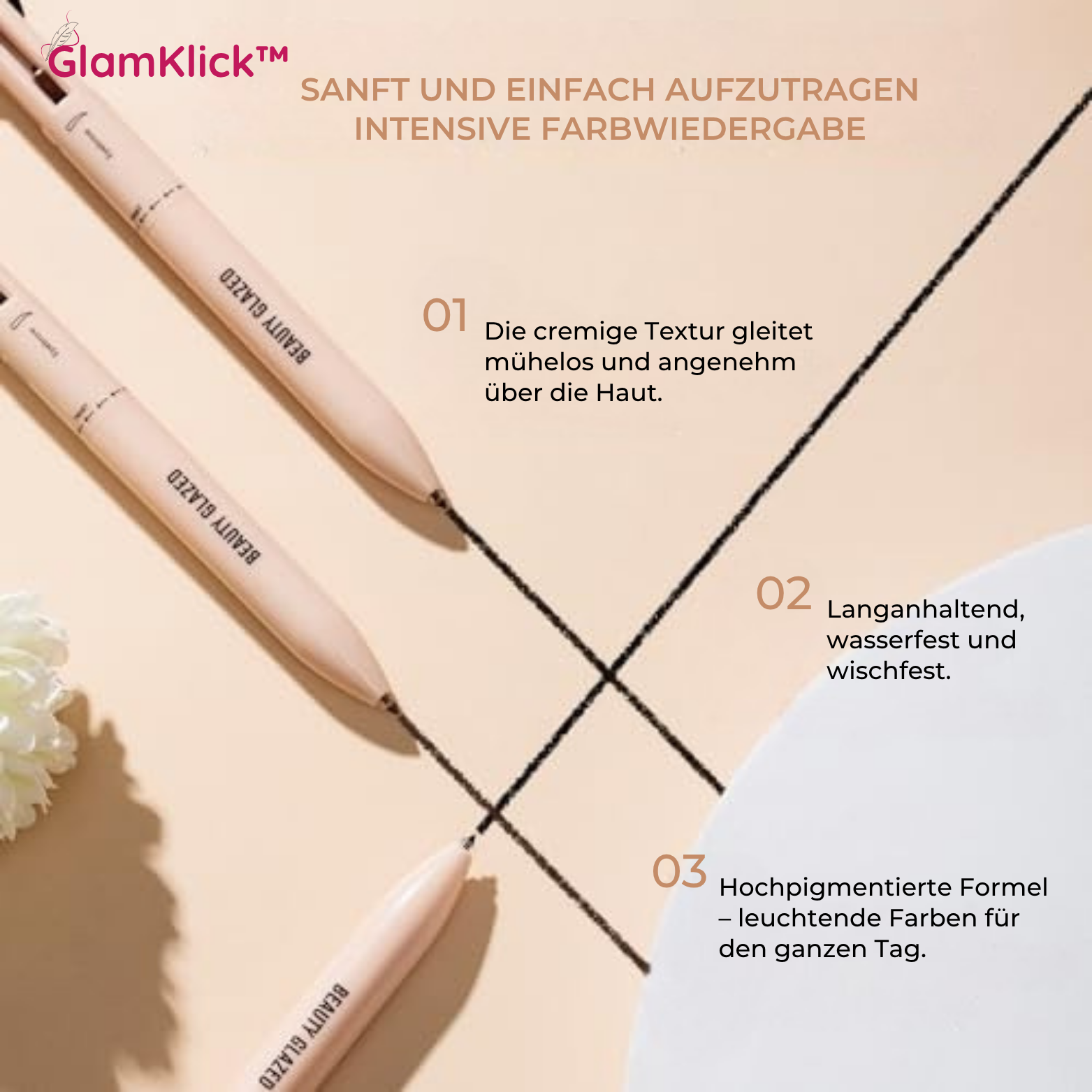 GlamKlick™ 4-in-1 Make-up Stift