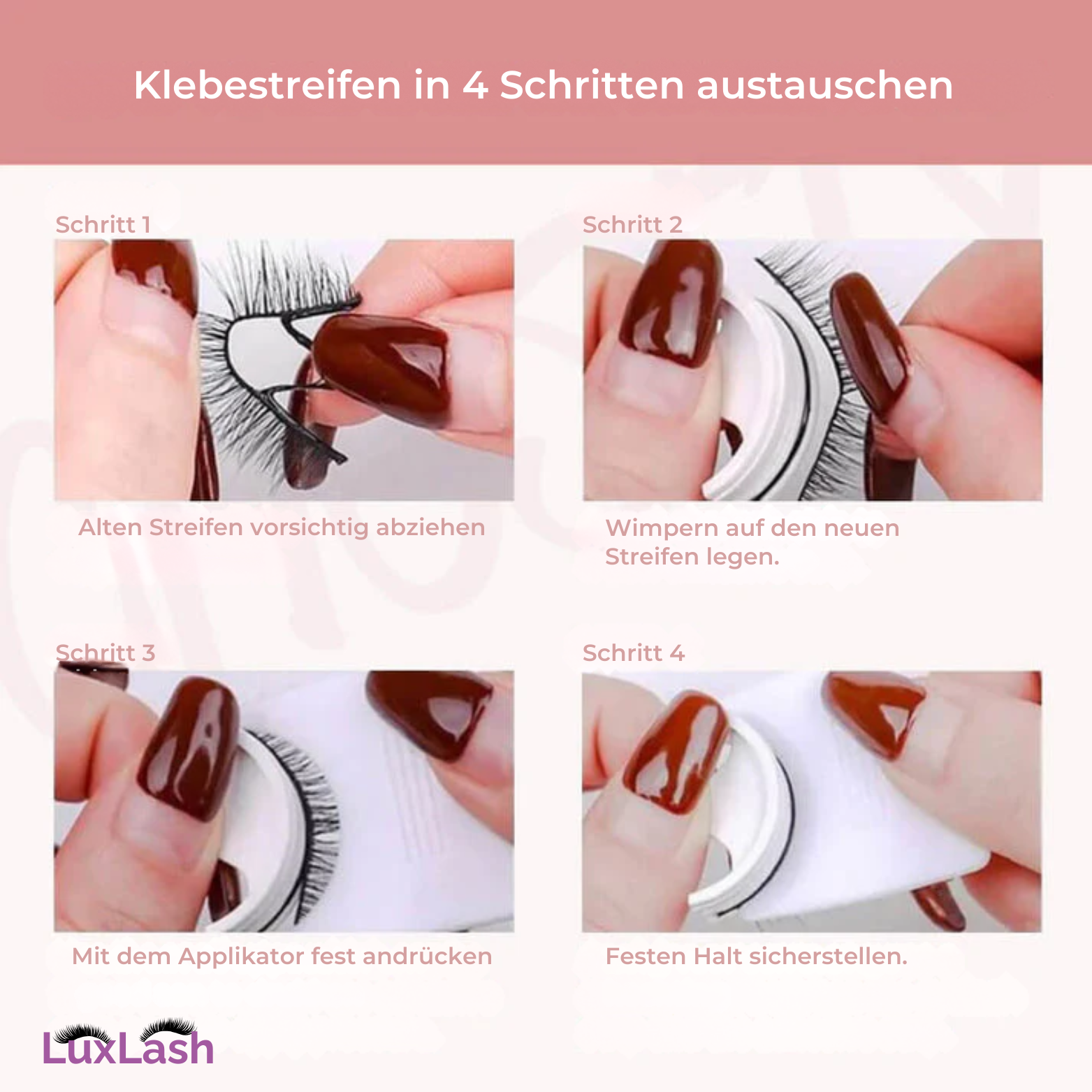2+1 GRATIS | LuxLash Wimpern ohne Kleber