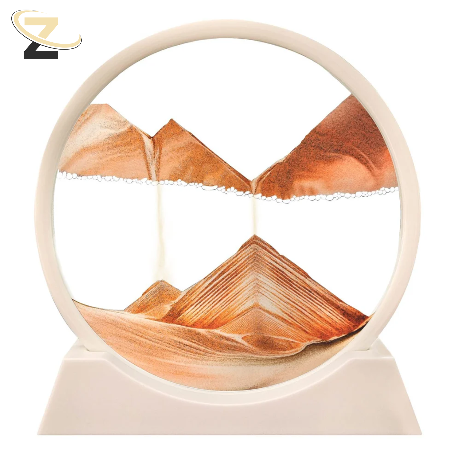 ZenScape™ 3D Sandbild – Dynamische Sandkunst für Büro & Zuhause
