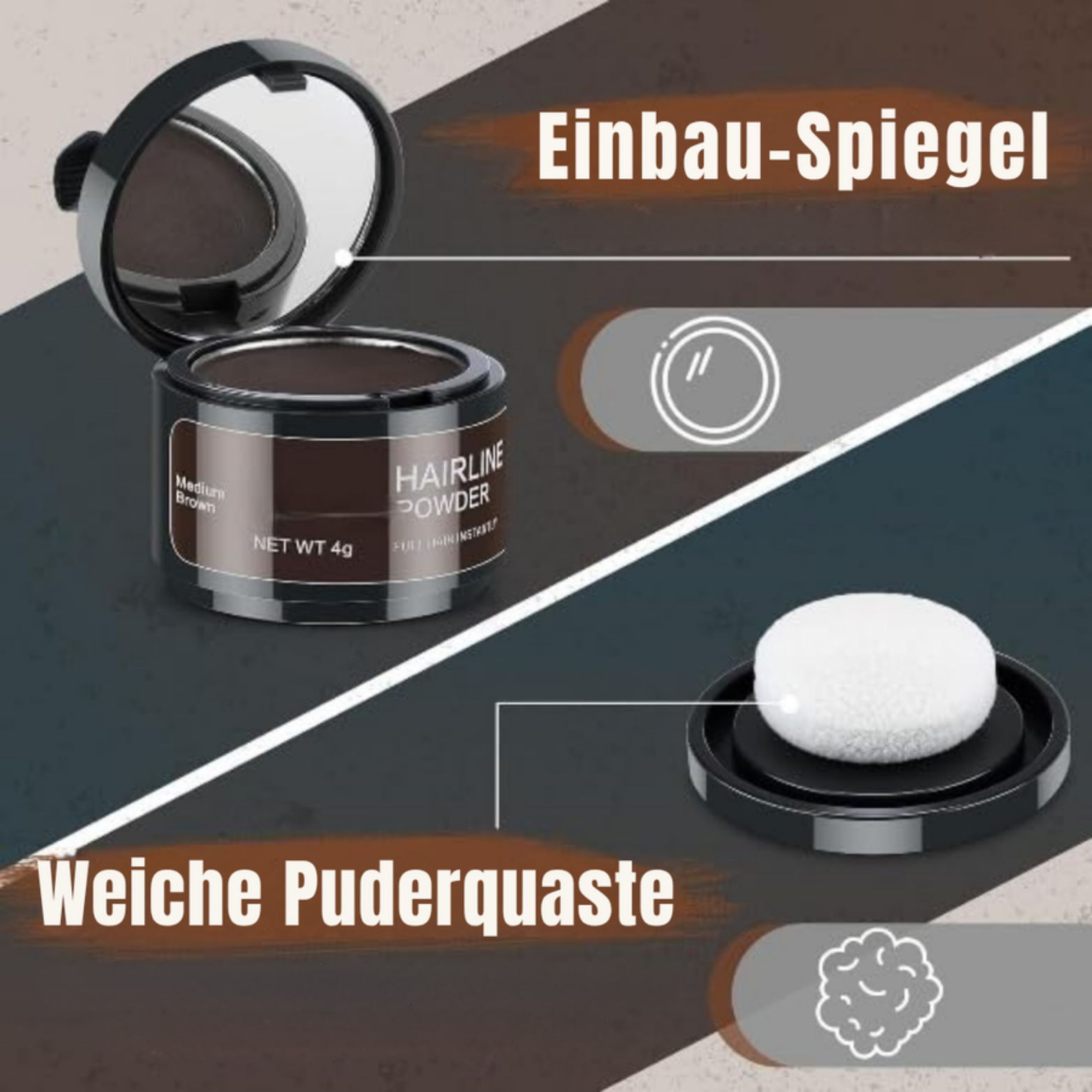 Follicia™ Ansatzpuder Haaransatz Kaschierung