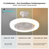 AirLume LED-Deckenventilator mit Fernbedienung