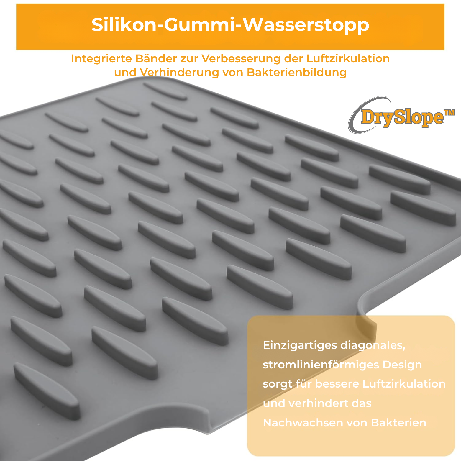DrySlope™ Silikon Abtropfmatte