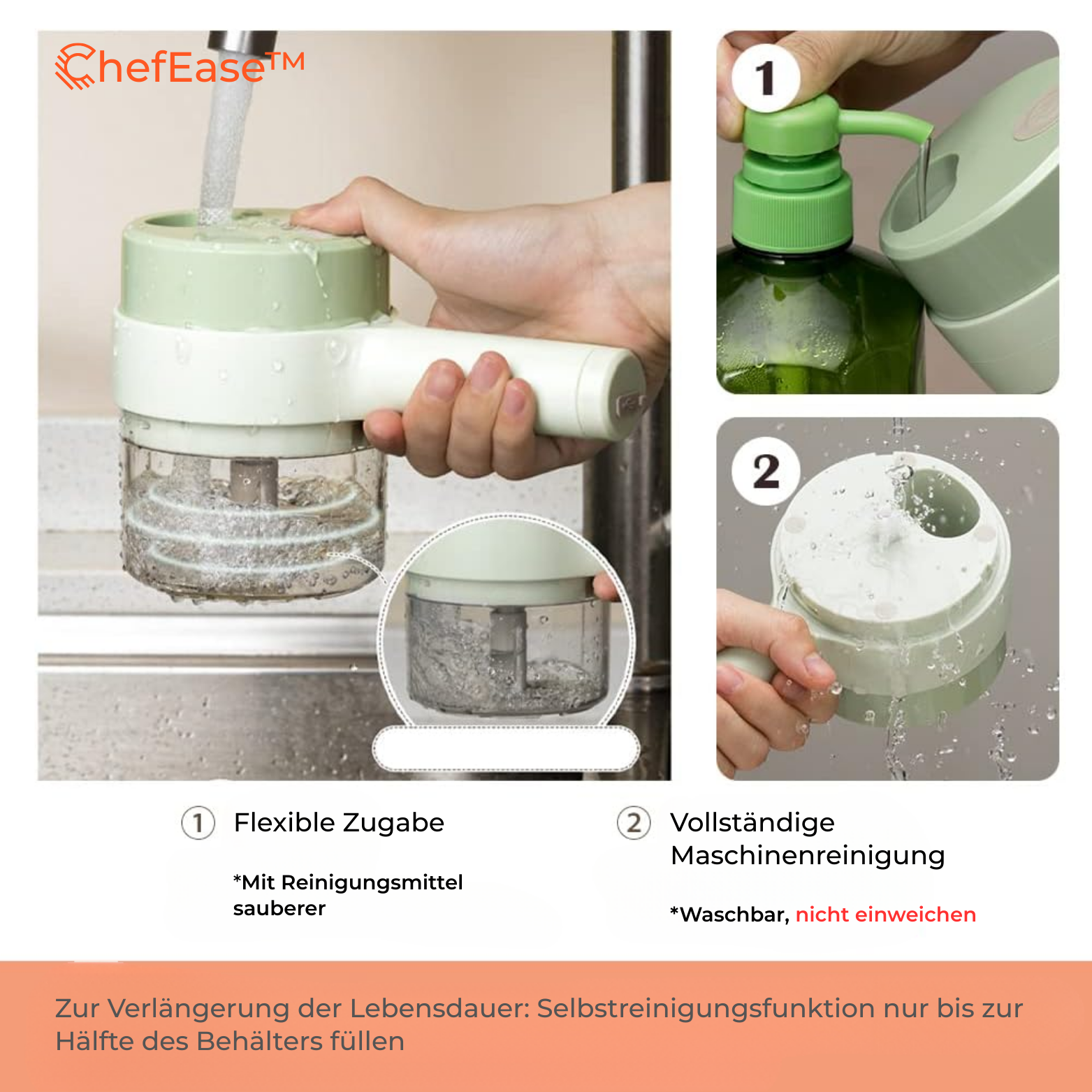 ChefEase™ 4-in-1 Elektrischer Gemüseschneider
