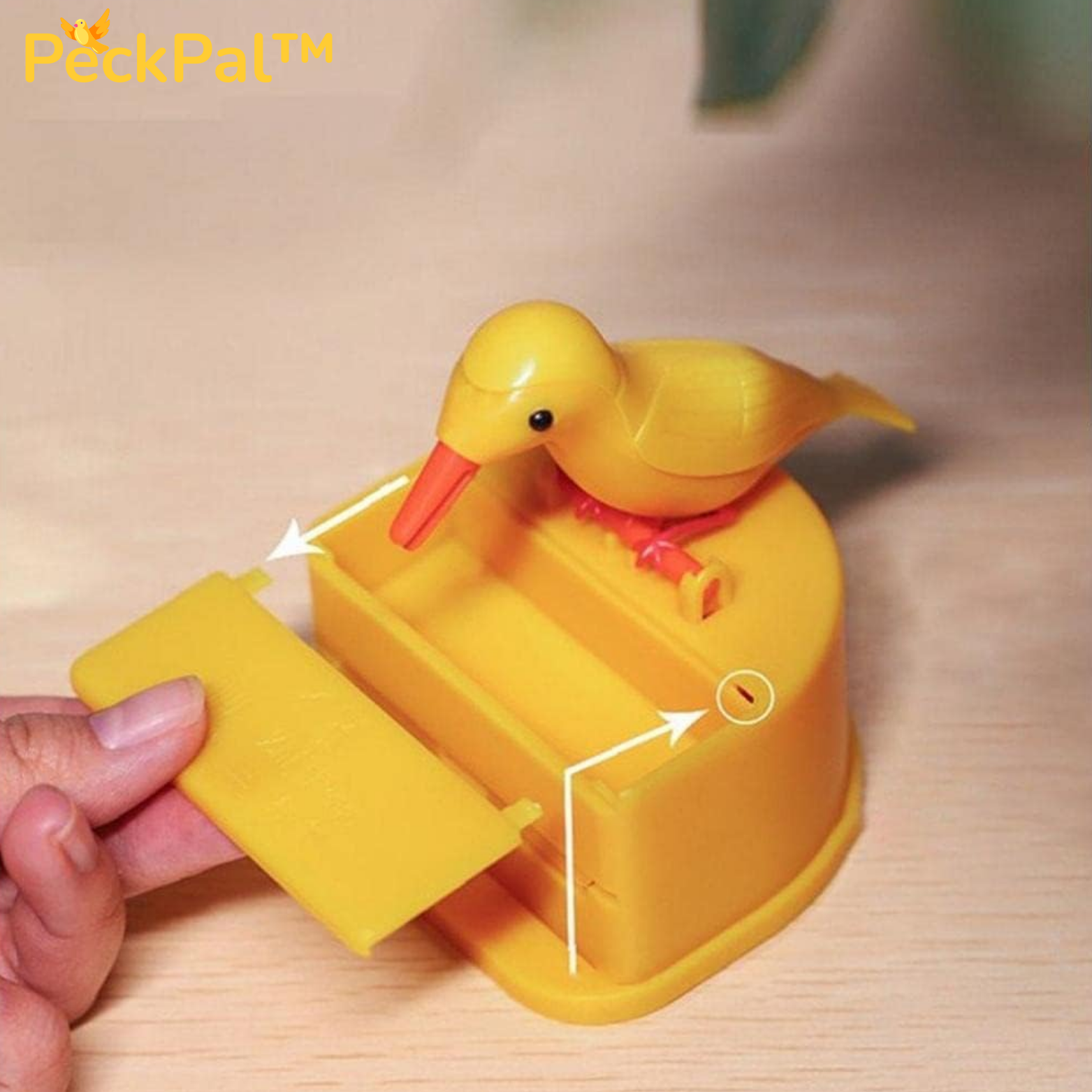 PeckPal™ Vogel Zahnstocker-Spender