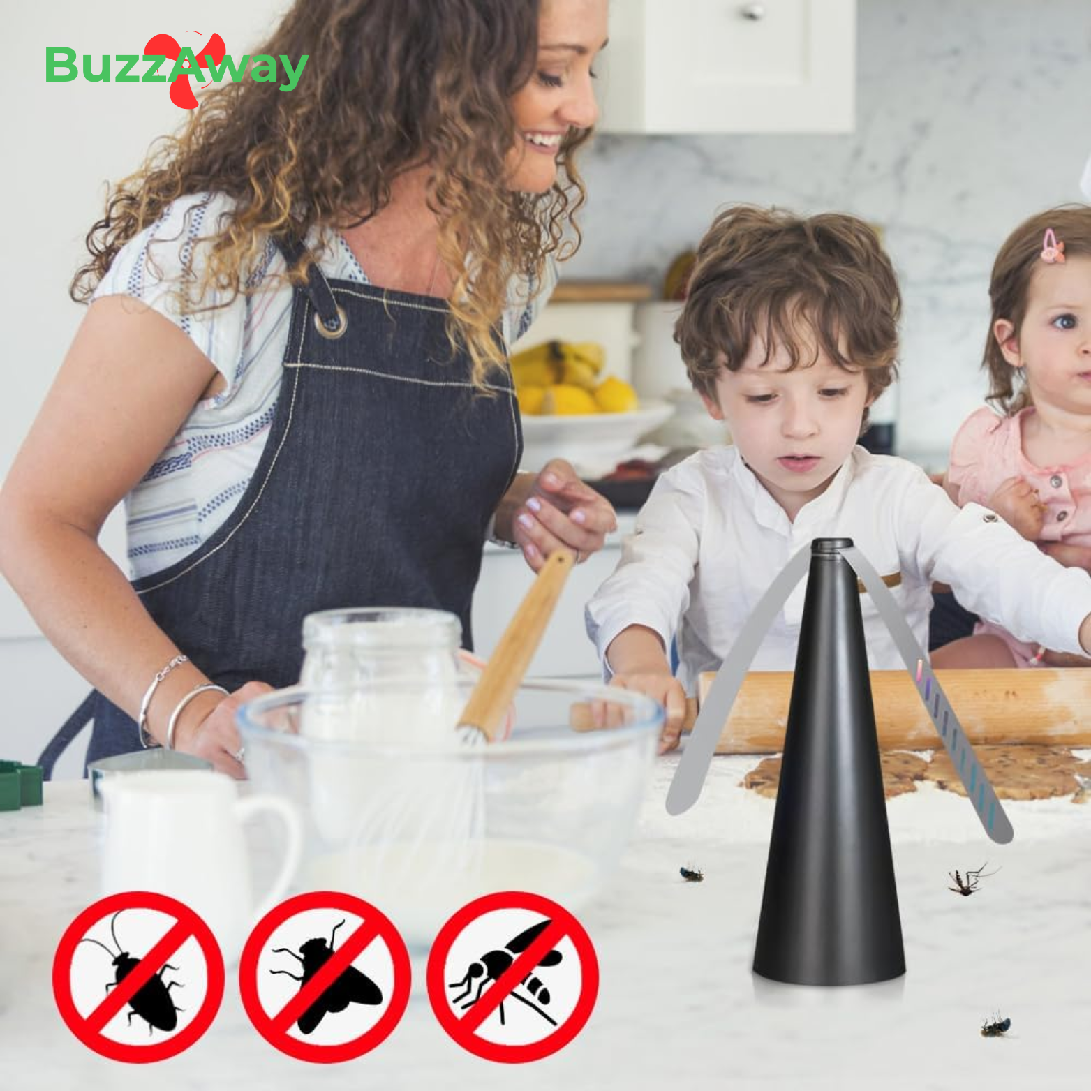 BuzzAway Fliegenvertreiber Tischmodell
