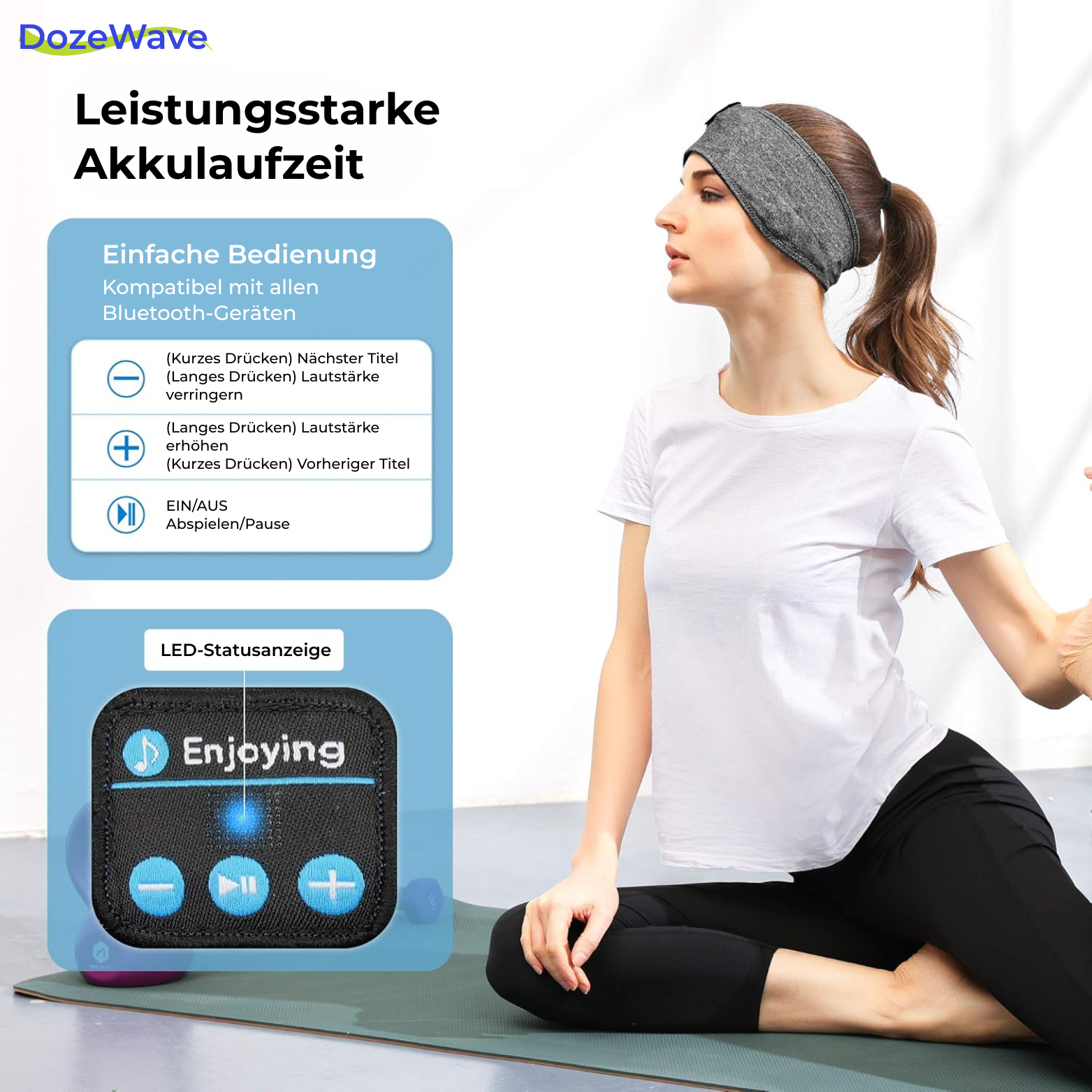 DozeWave Bluetooth Schlafmaske