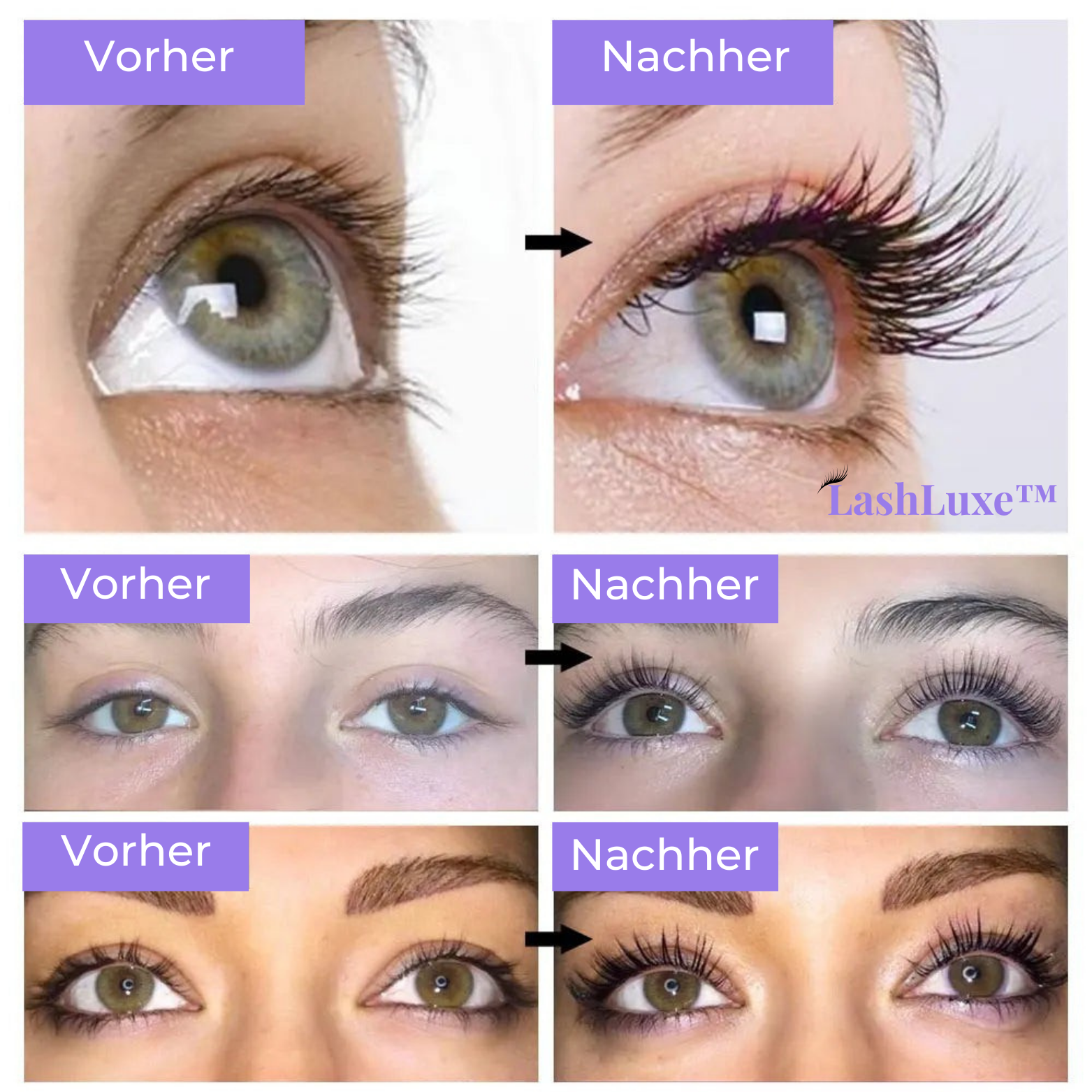 LashLuxe™ Wimpernserum – Längere und Dichtere Wimpern