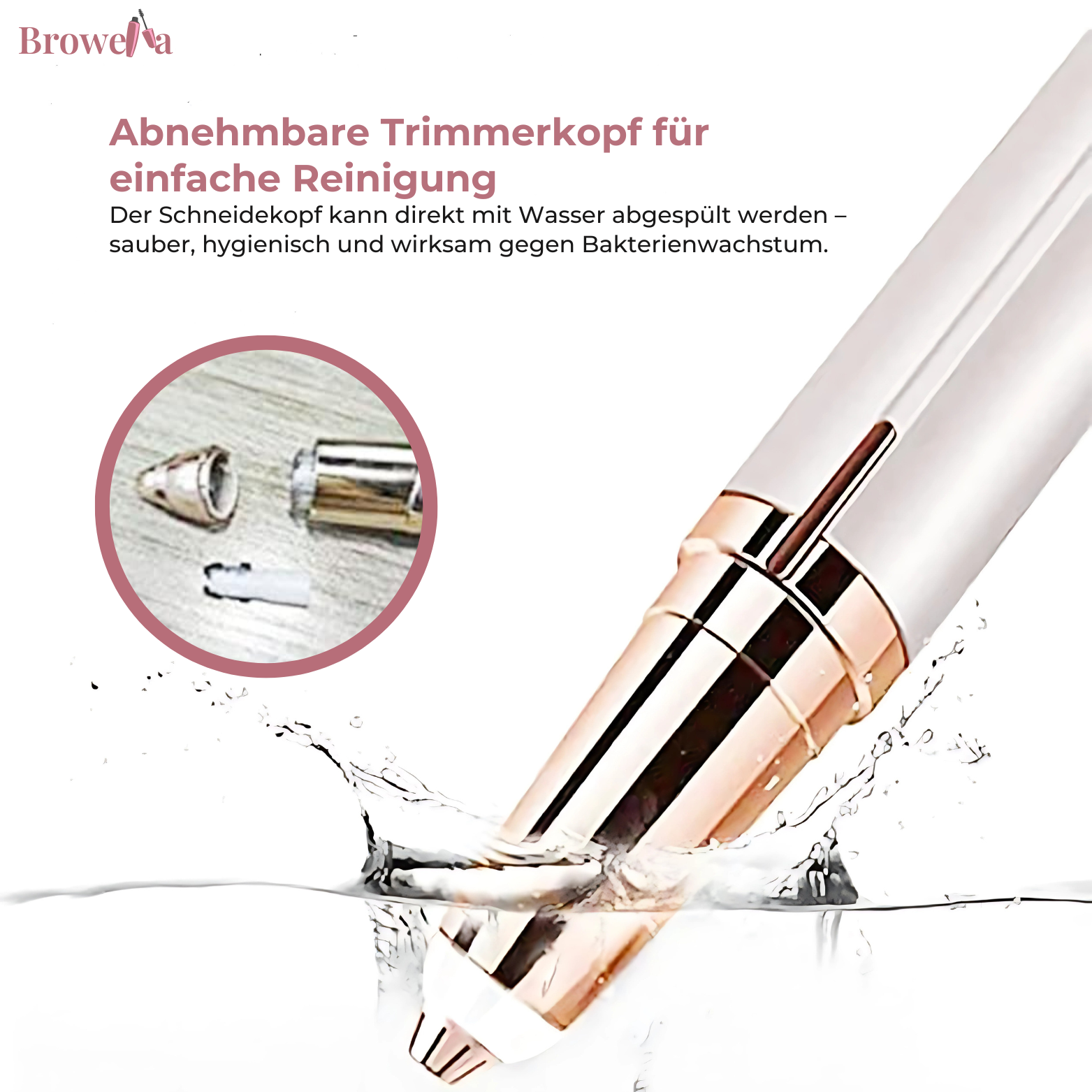 Browella™ Augenbrauen- & Gesichtshaartrimmer für Damen