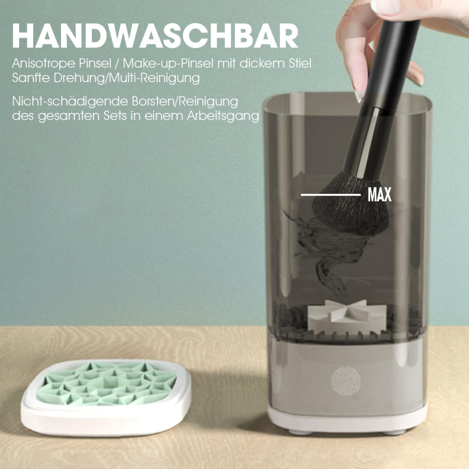 GlamSpin™ Pinselreiniger für Make-up