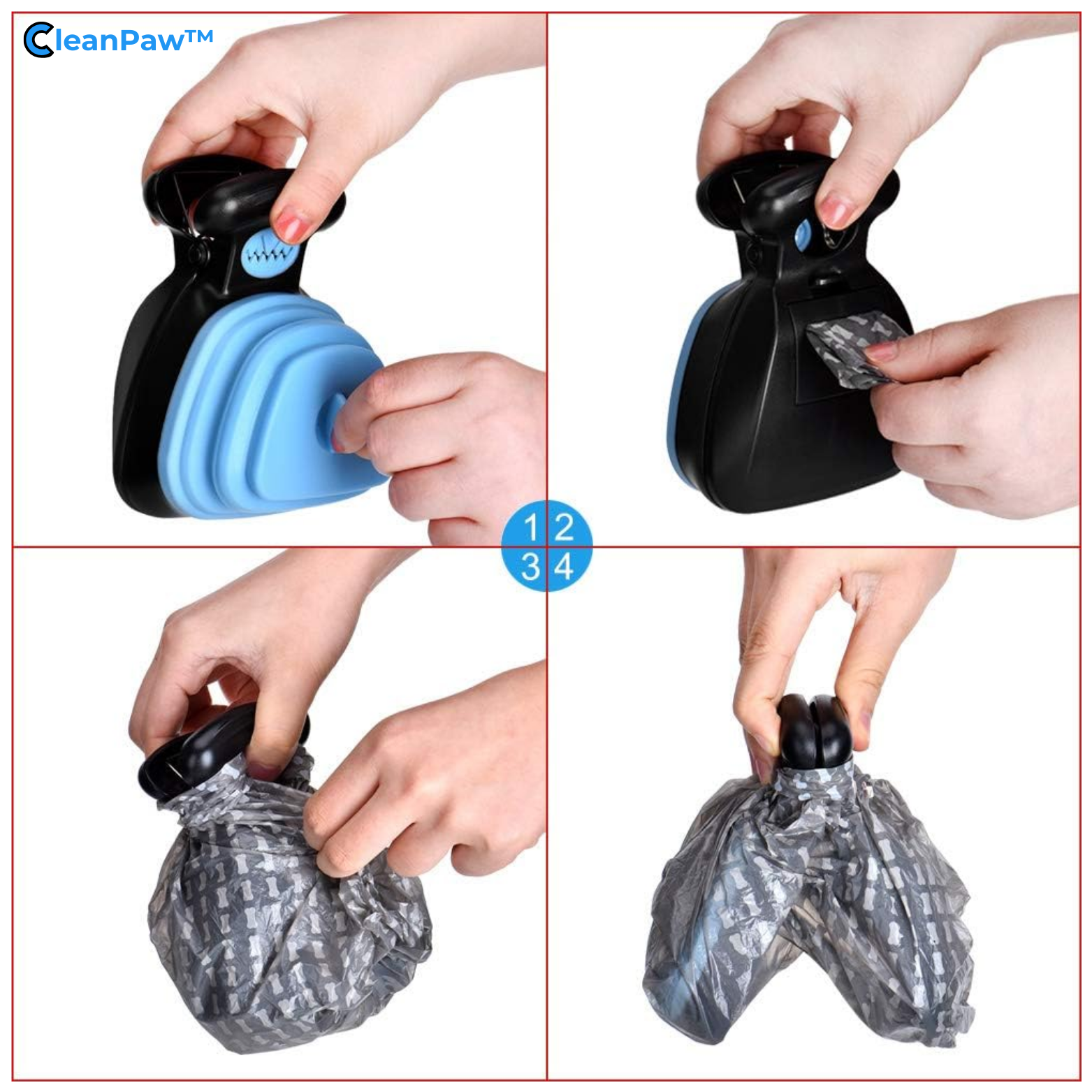 CleanPaw™ Tragbarer Hundekot-Schaufler