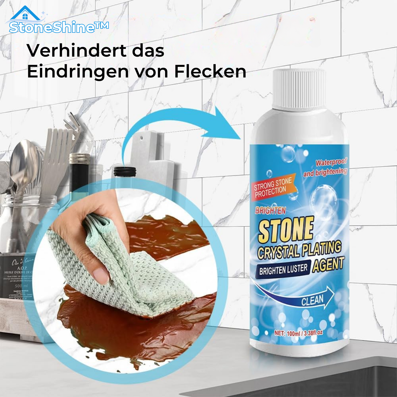 1+1 GRATIS | StoneShine™ Steinreiniger Intensiv