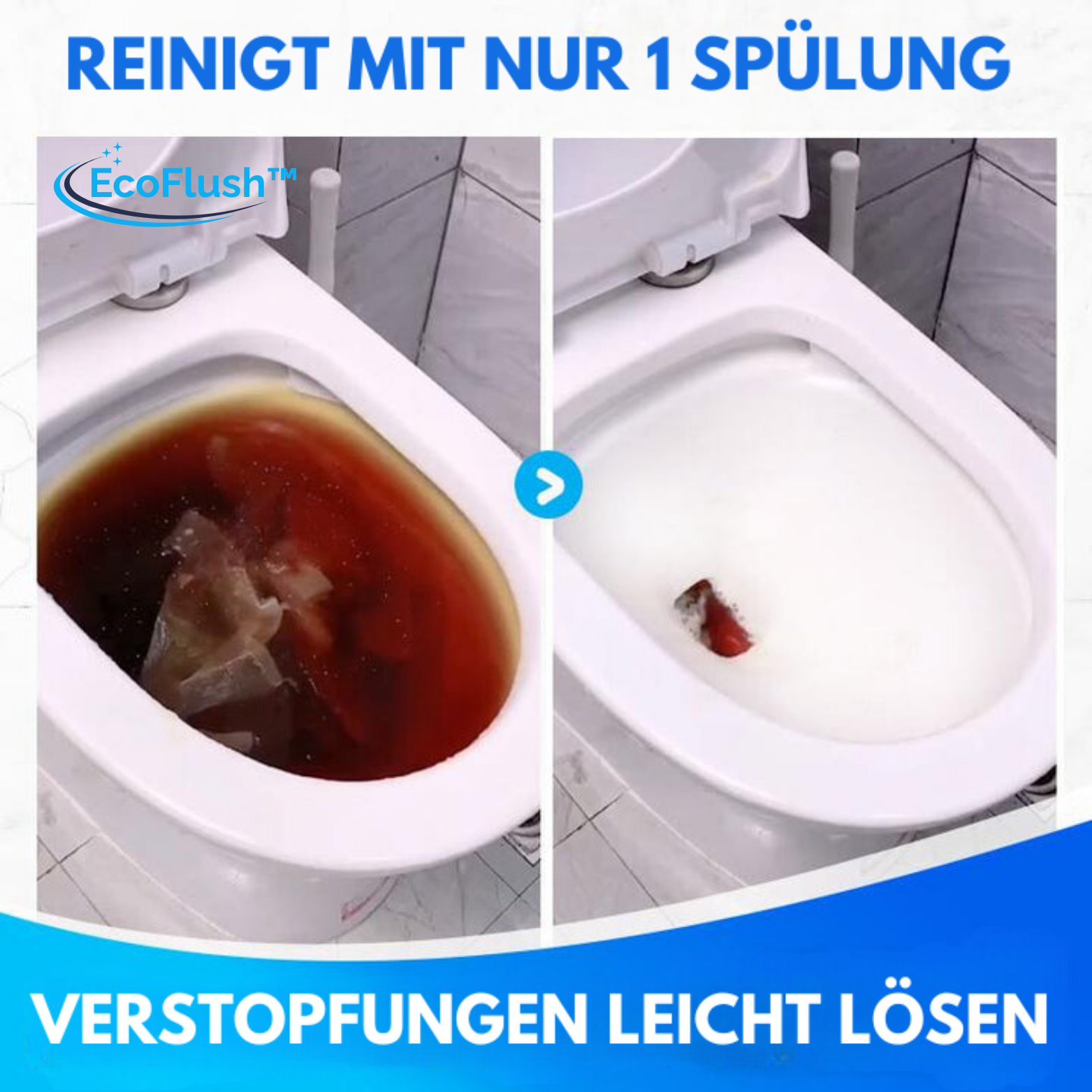 EcoFlush™ Spülbecken und Abflussreiniger
