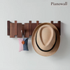 Pianowall Klappbare Wandgarderobe aus Naturholz