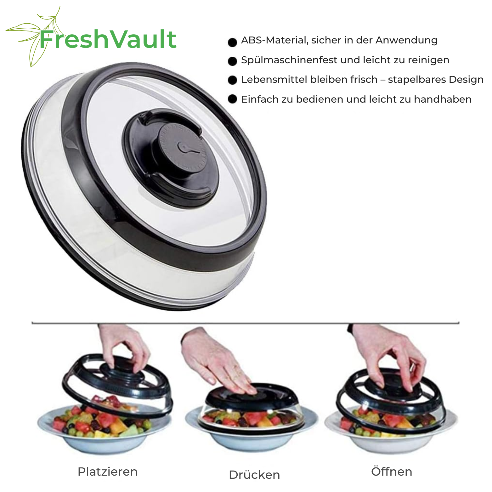 FreshVault Vakuum Frischehaube