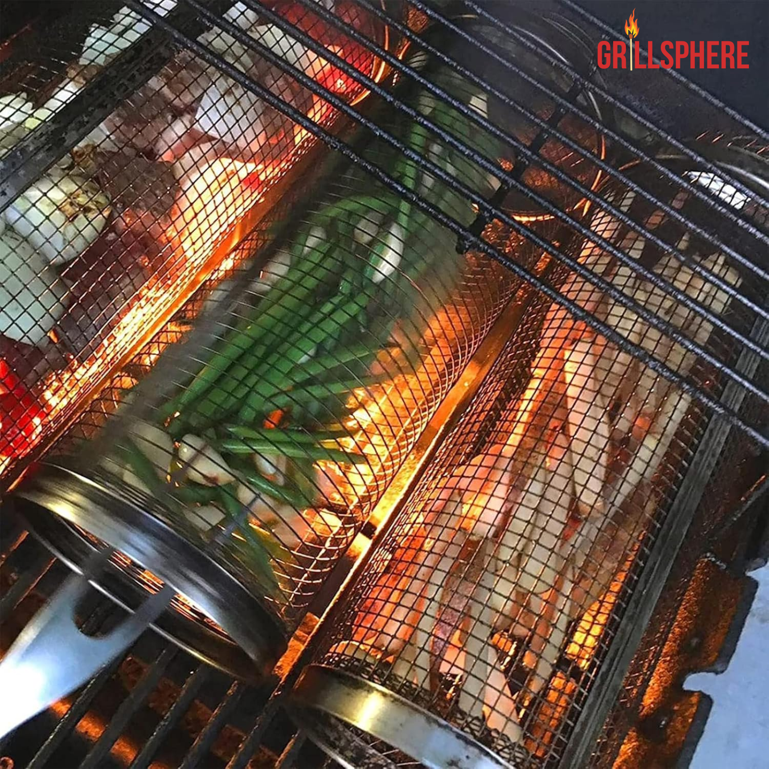 GrillSphere BBQ-Grillkorb aus Edelstahl