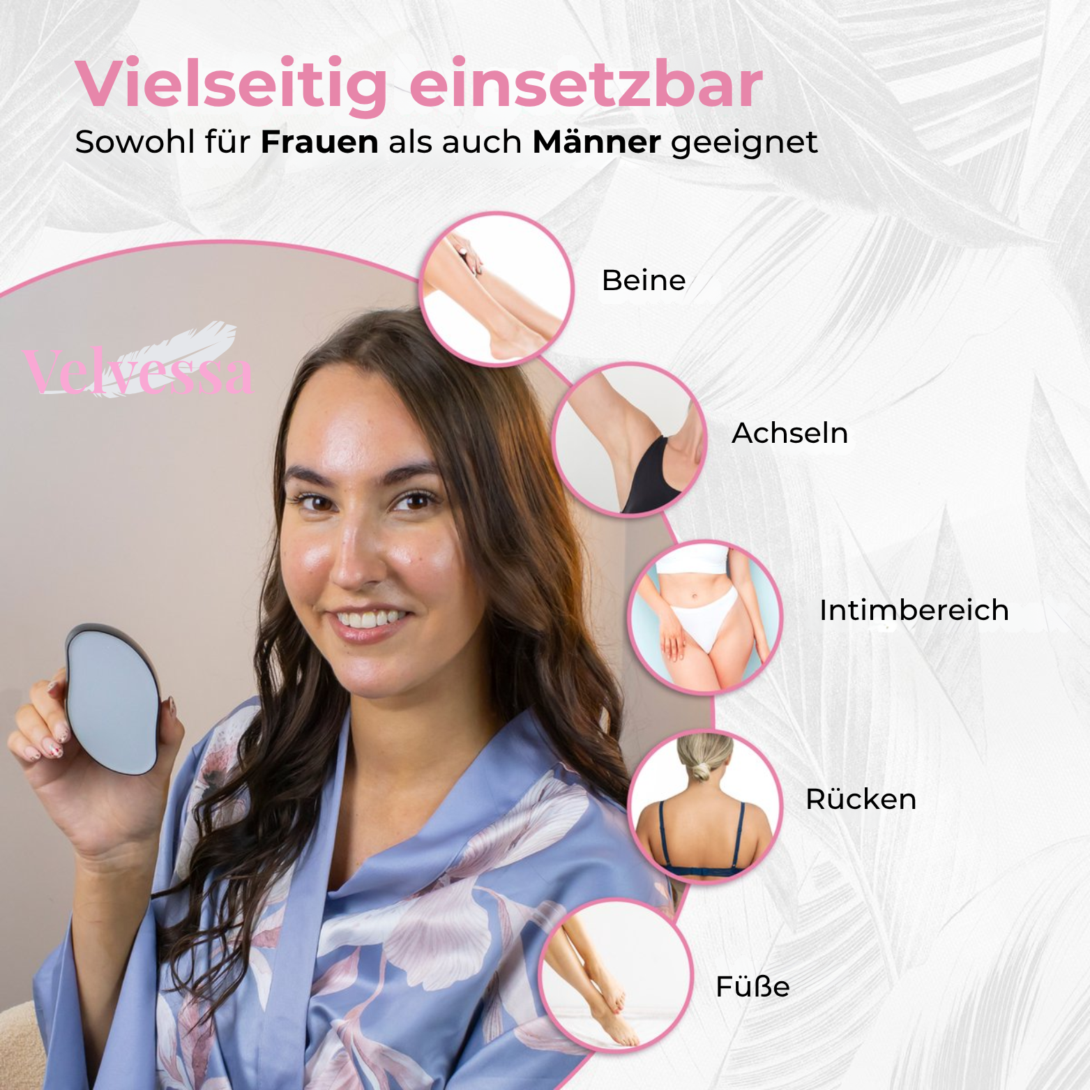 Velvessa Kristall-Haarentferner