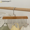 GripHanger™ 2er Set Holz Kleiderbügel mit Haken