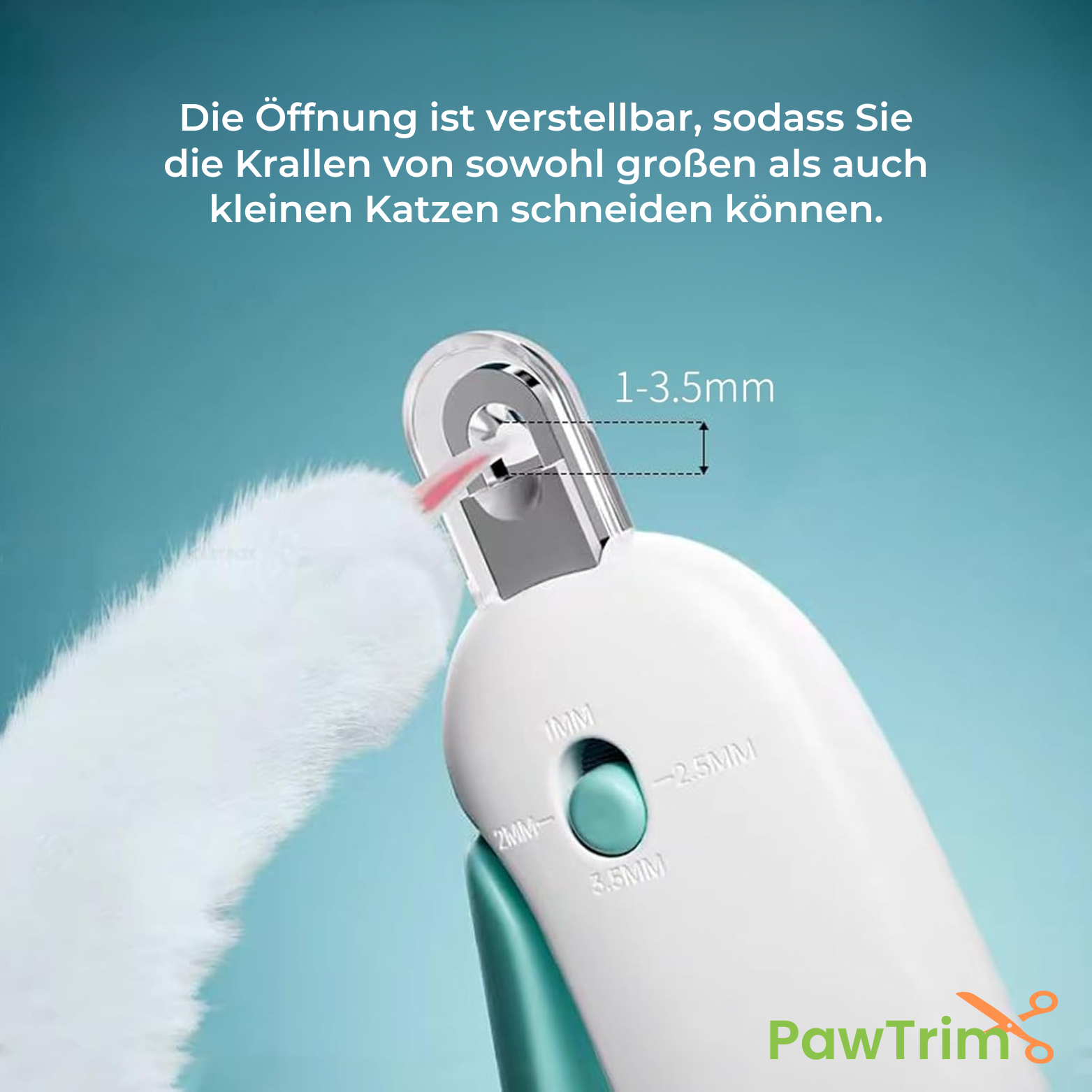Pawtrim Krallenschneider für Katzen mit Feile