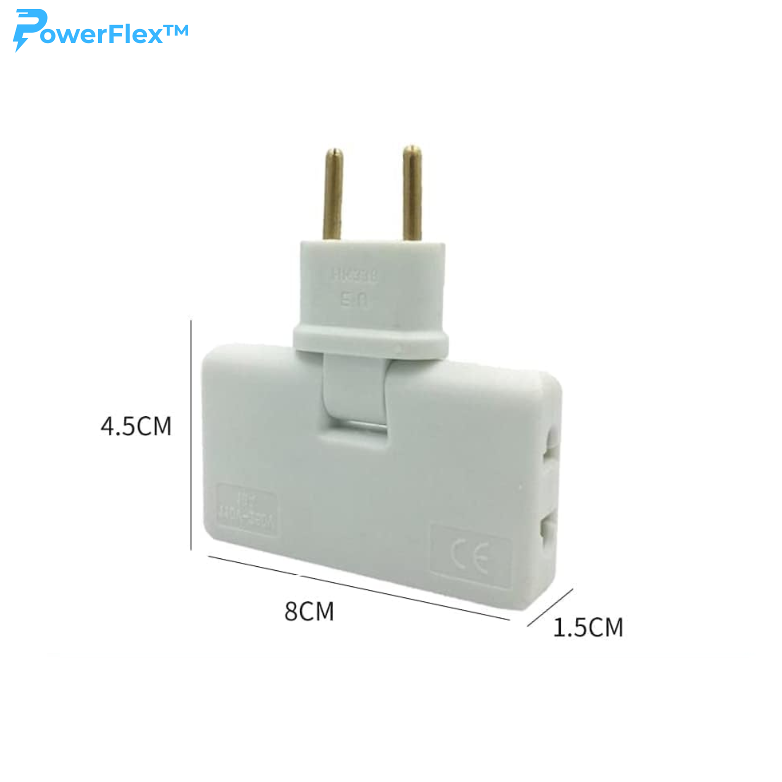 PowerFlex™ 3-in-1 Drehbare Steckdose