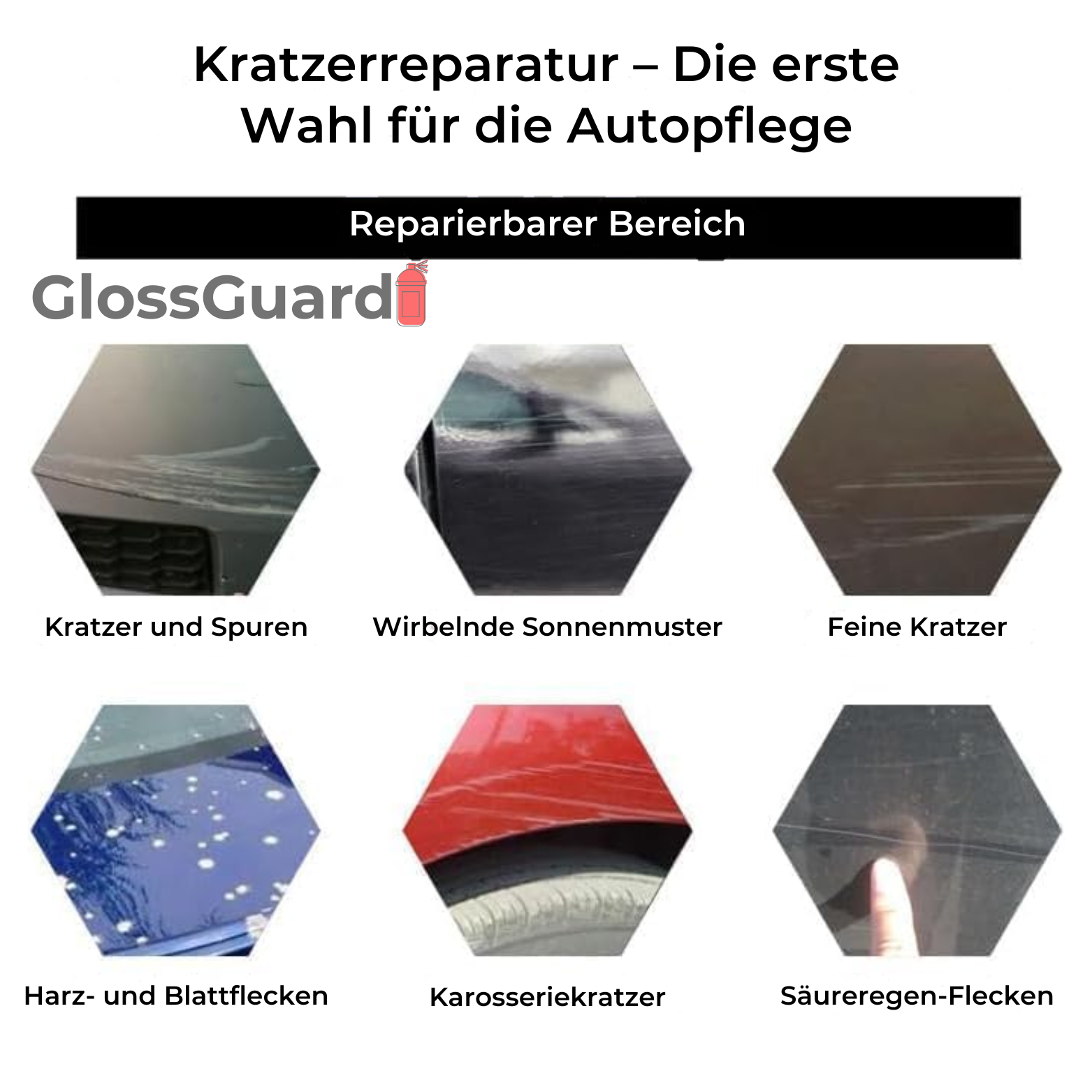 GlossGuard Autolack Kratzerentferner