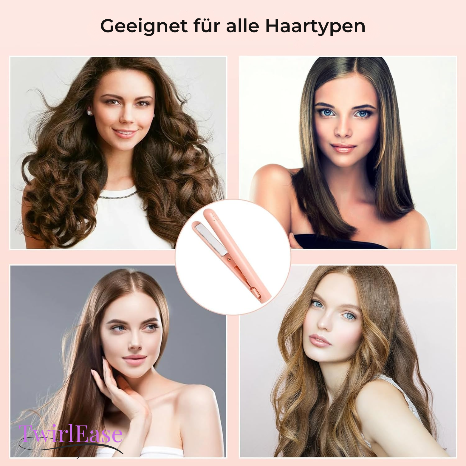 TwirlEase USB Mini Lockenstab & Glätteisen