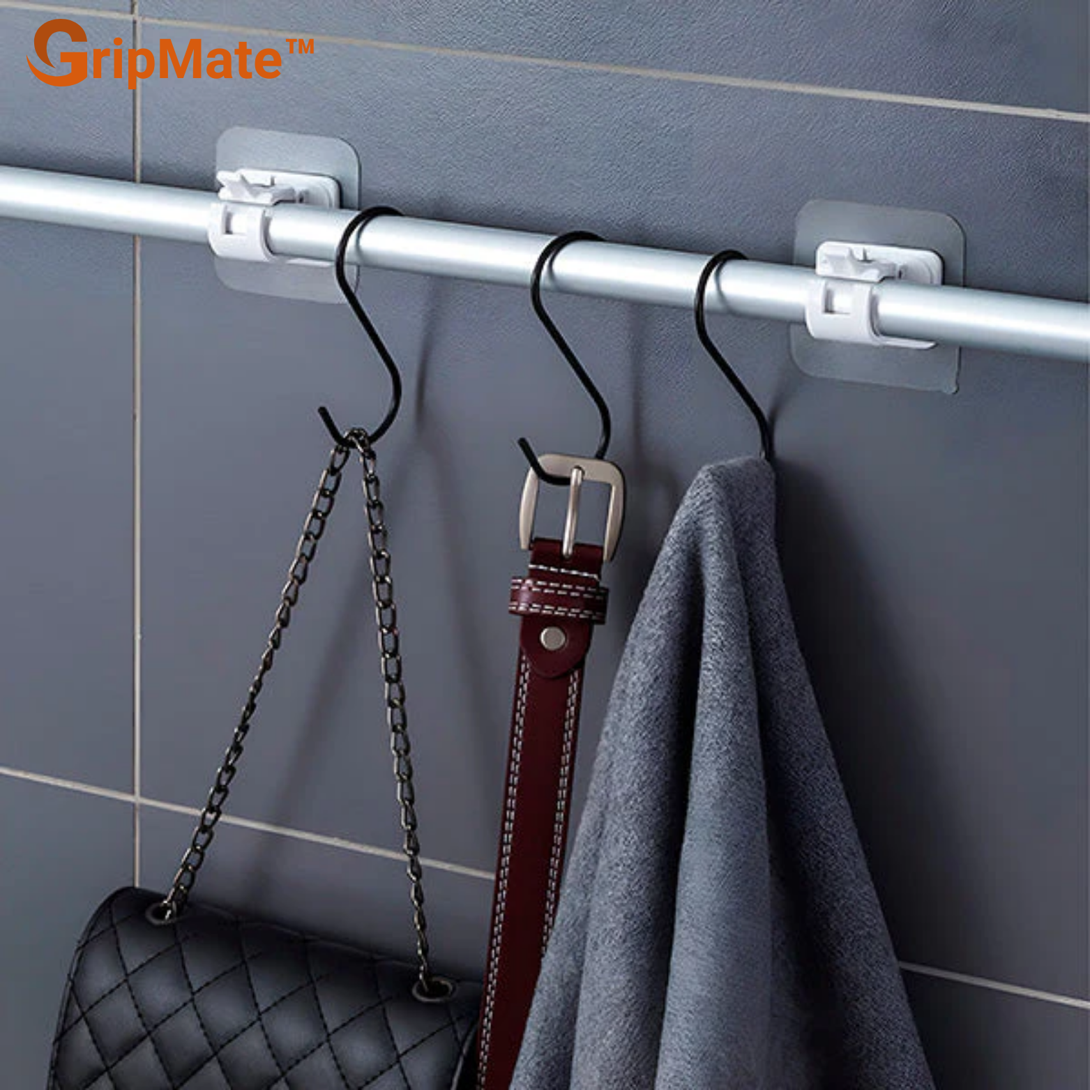 GripMate™ Nagelfreie Selbstklebende Stangenhalter