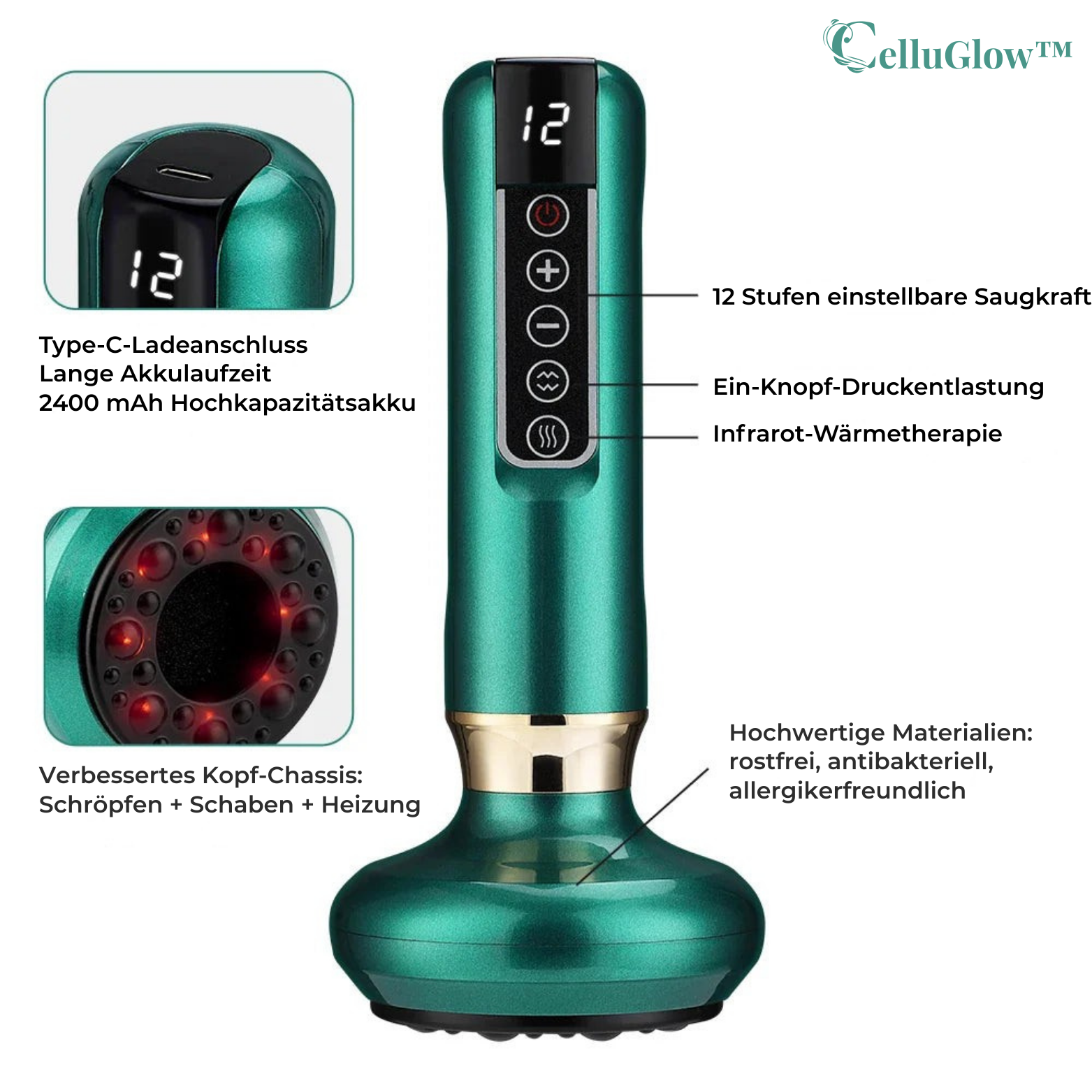 CelluGlow™ Anti-Cellulite Massagegerät