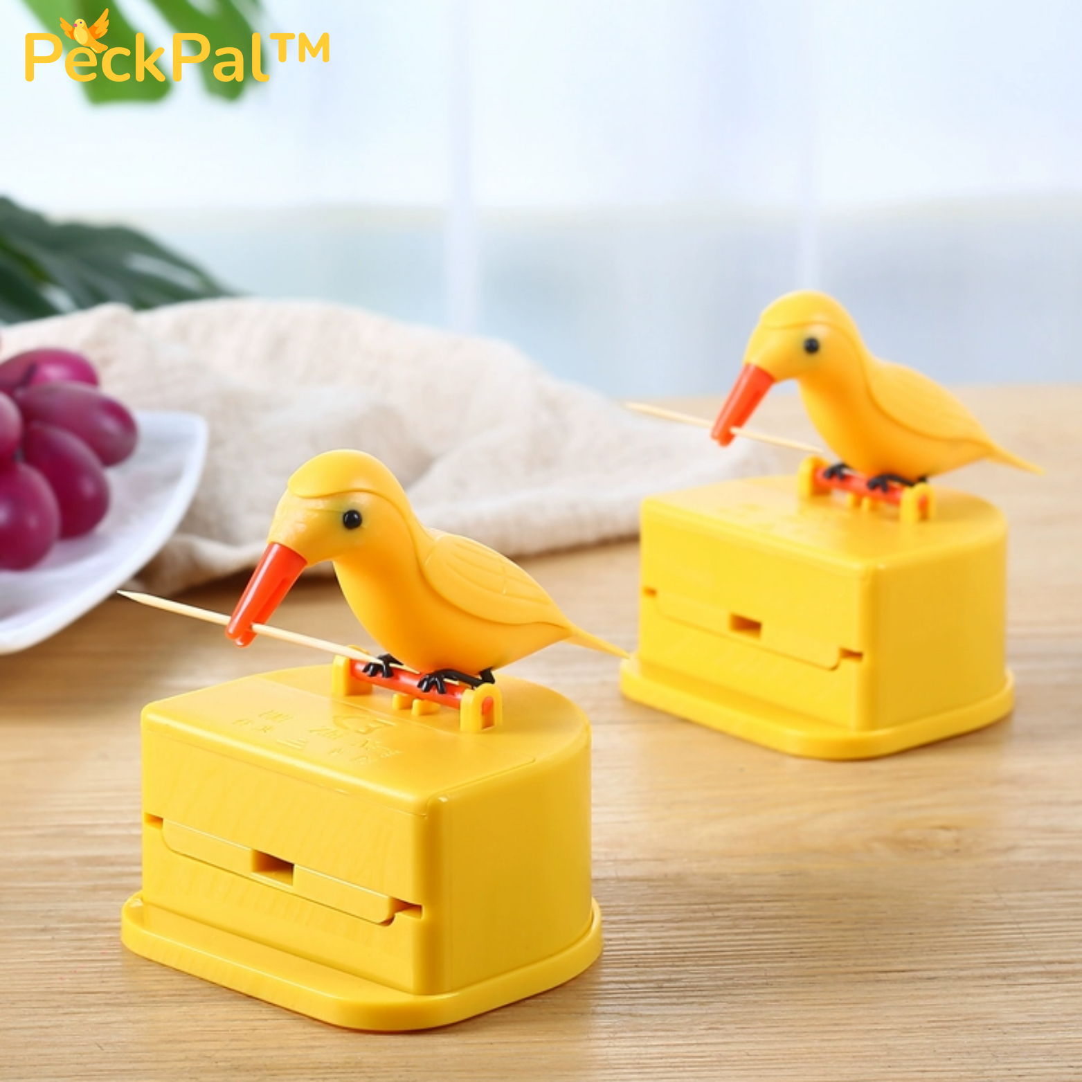 PeckPal™ Vogel Zahnstocker-Spender