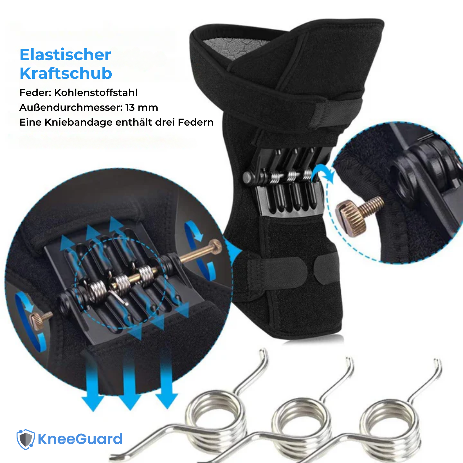 KneeGuard Scharnier-Kniebandage