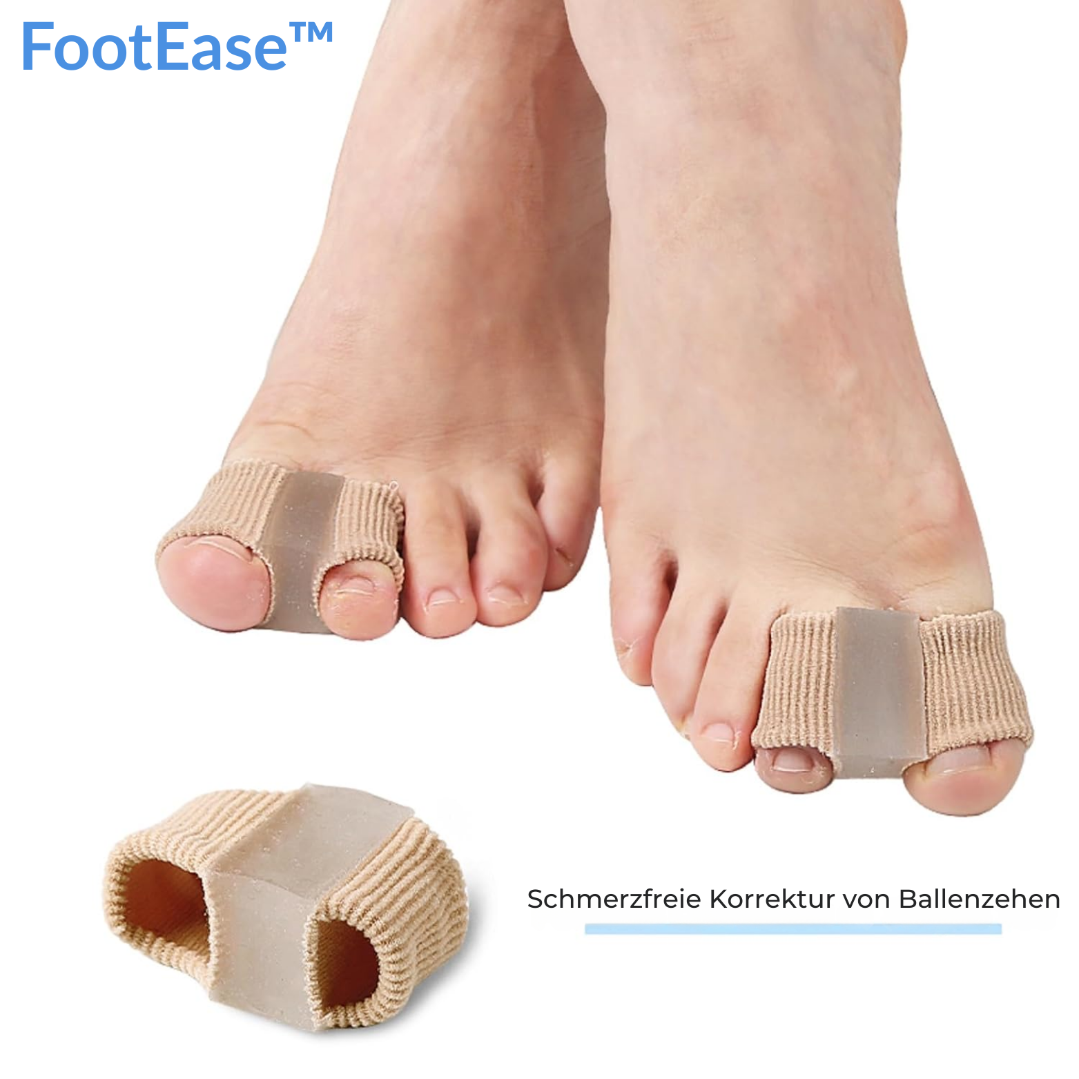 1+1 GRATIS | FootEase™ Zehentrenner und Hallux Valgus Korrektor