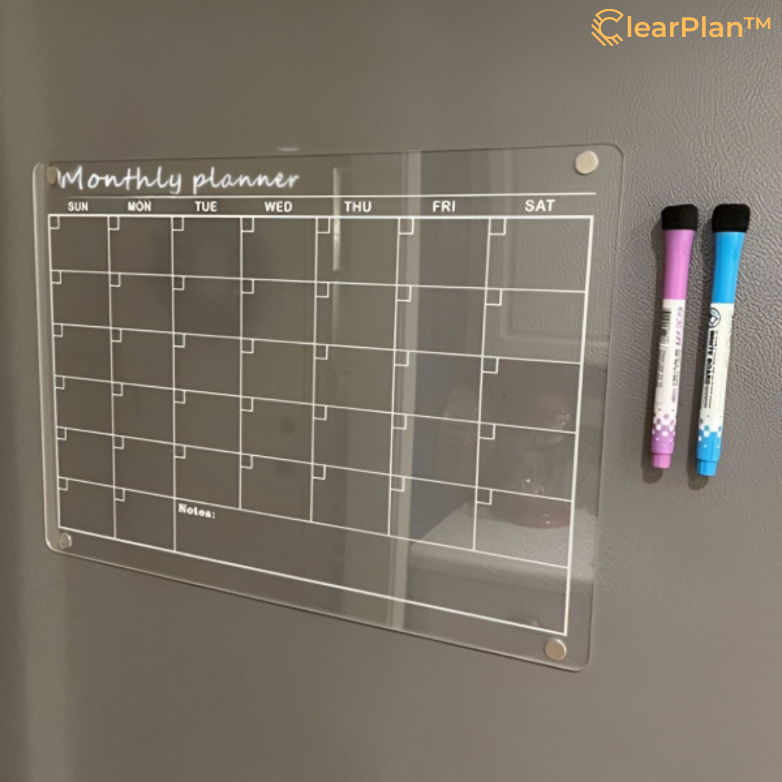 ClearPlan™ Magnetischer Wochenplaner