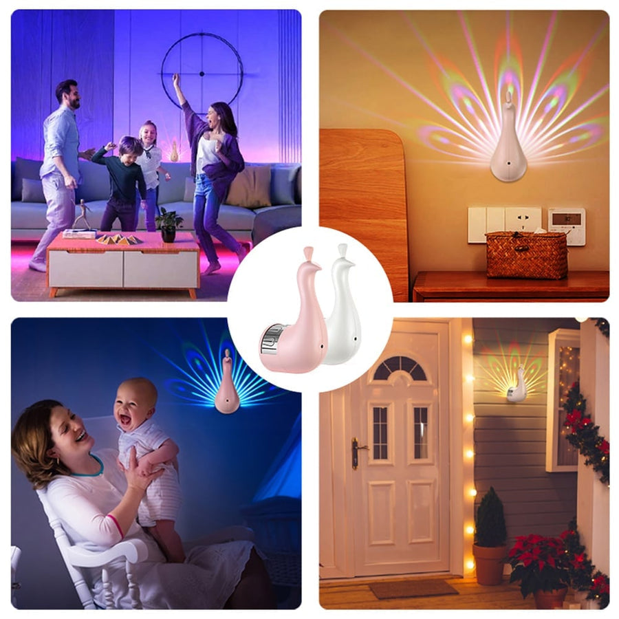 GlowMani™ - Pfauen LED Projektionslicht