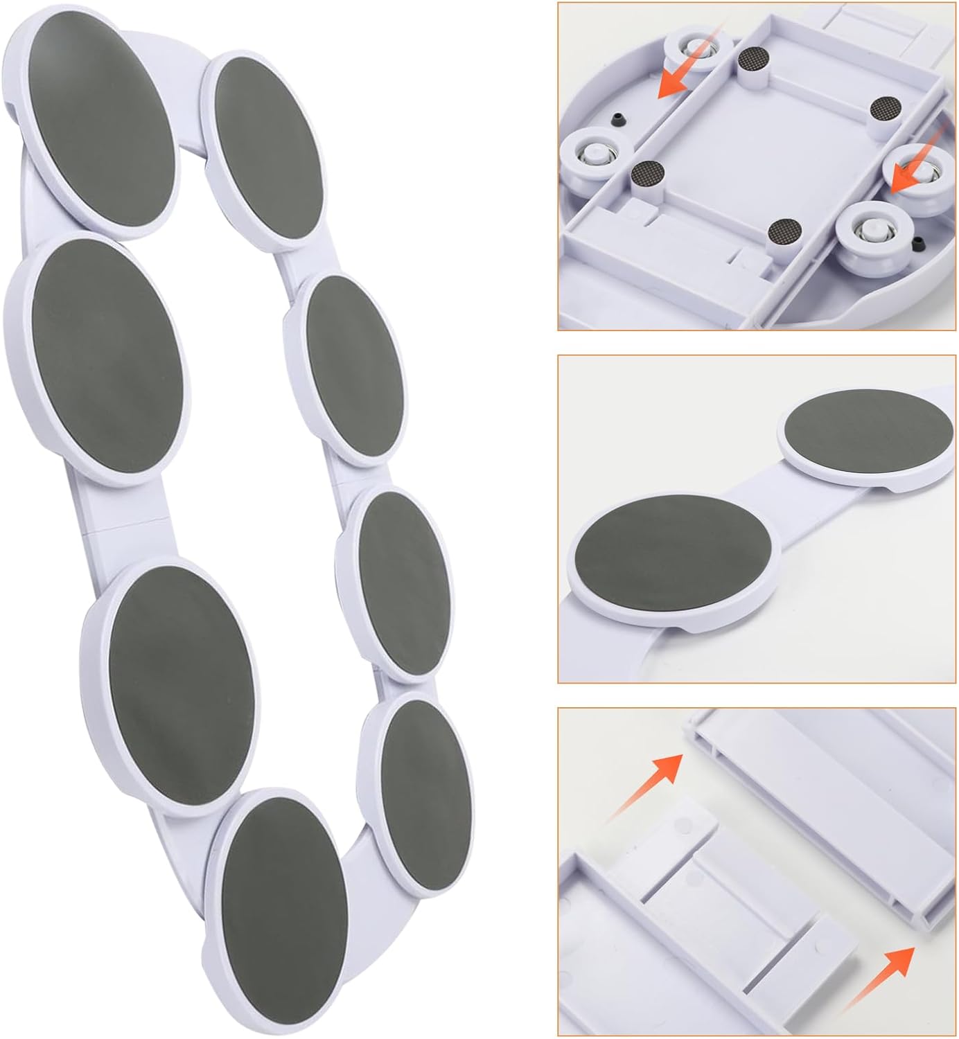 SwivelTray™ – Erweiterbares 360°-Drehtablett-Set (8-teilig)