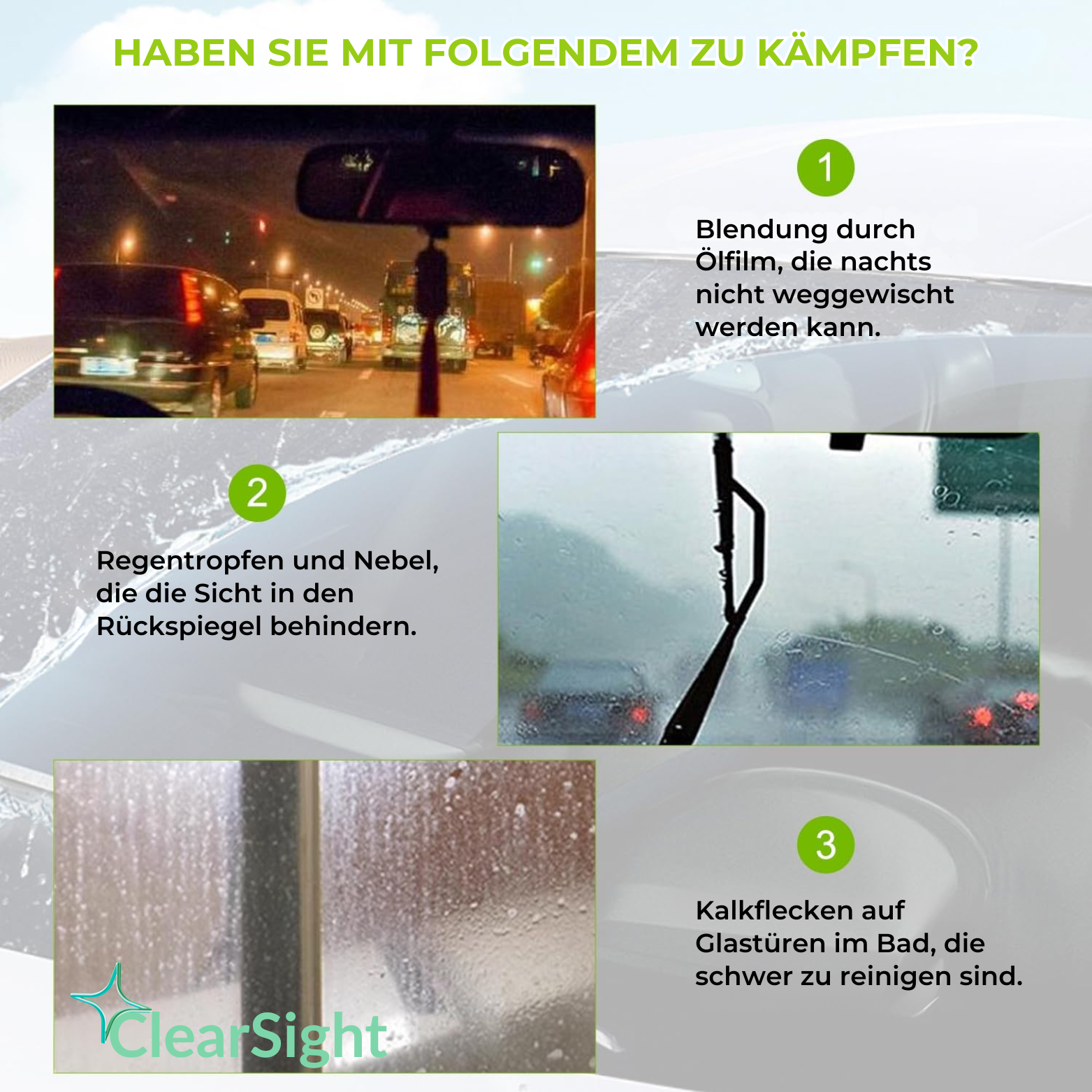 ClearSight™ Ölfilm Bürste